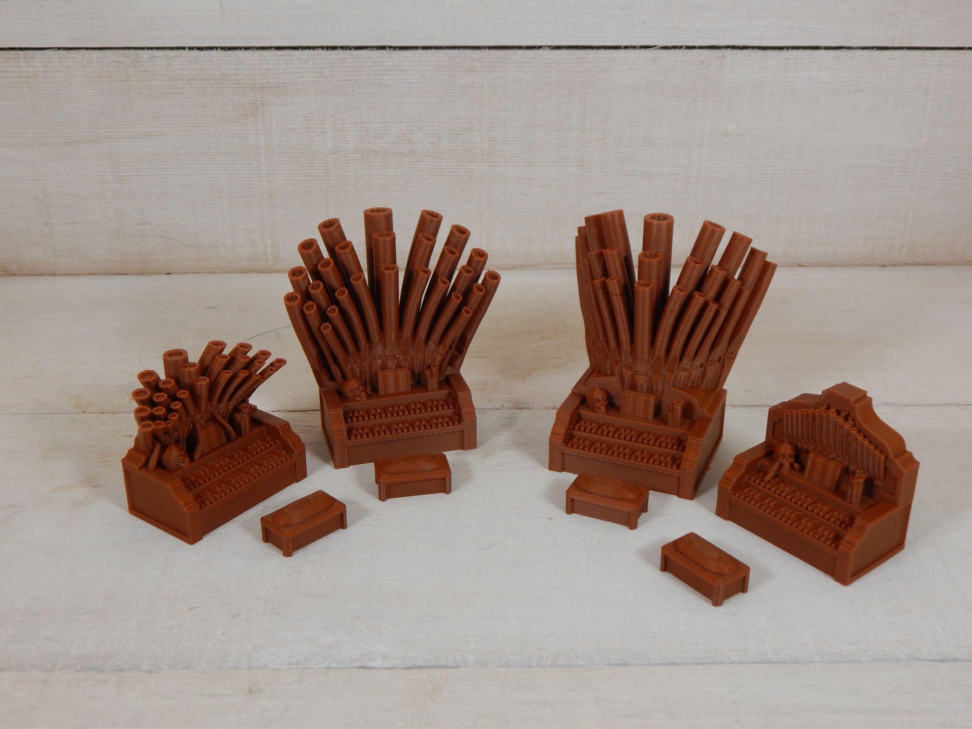 Pipe Organs Tabletop Gaming & Diorama 3D Printed Free Shipping!