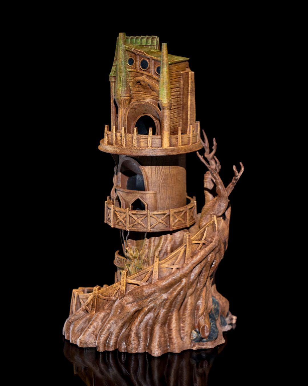 Watch Tower Dice Tower 3D Printed Bonus Dice Set Free Shipping!
