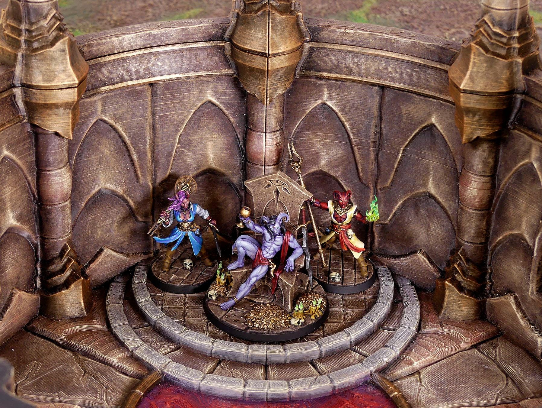 City of Intrigues Full Set | Tabletop Gaming & Diorama Scenery Terrain | 28mm to 32mm Scale | 3D Printed | Makers Anvil | Free Shipping