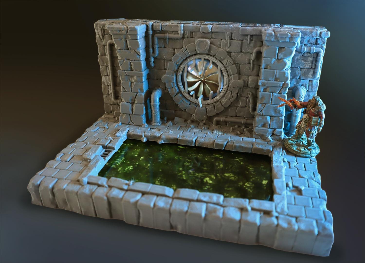 Calling Portals - Sewer | Tabletop Gaming Terrain | 28mm to 32mm Scale | 3D Printed | Free Shipping