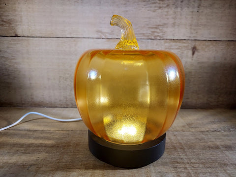 Glass Pumpkin Accent/Night Light LED - Free Shipping!