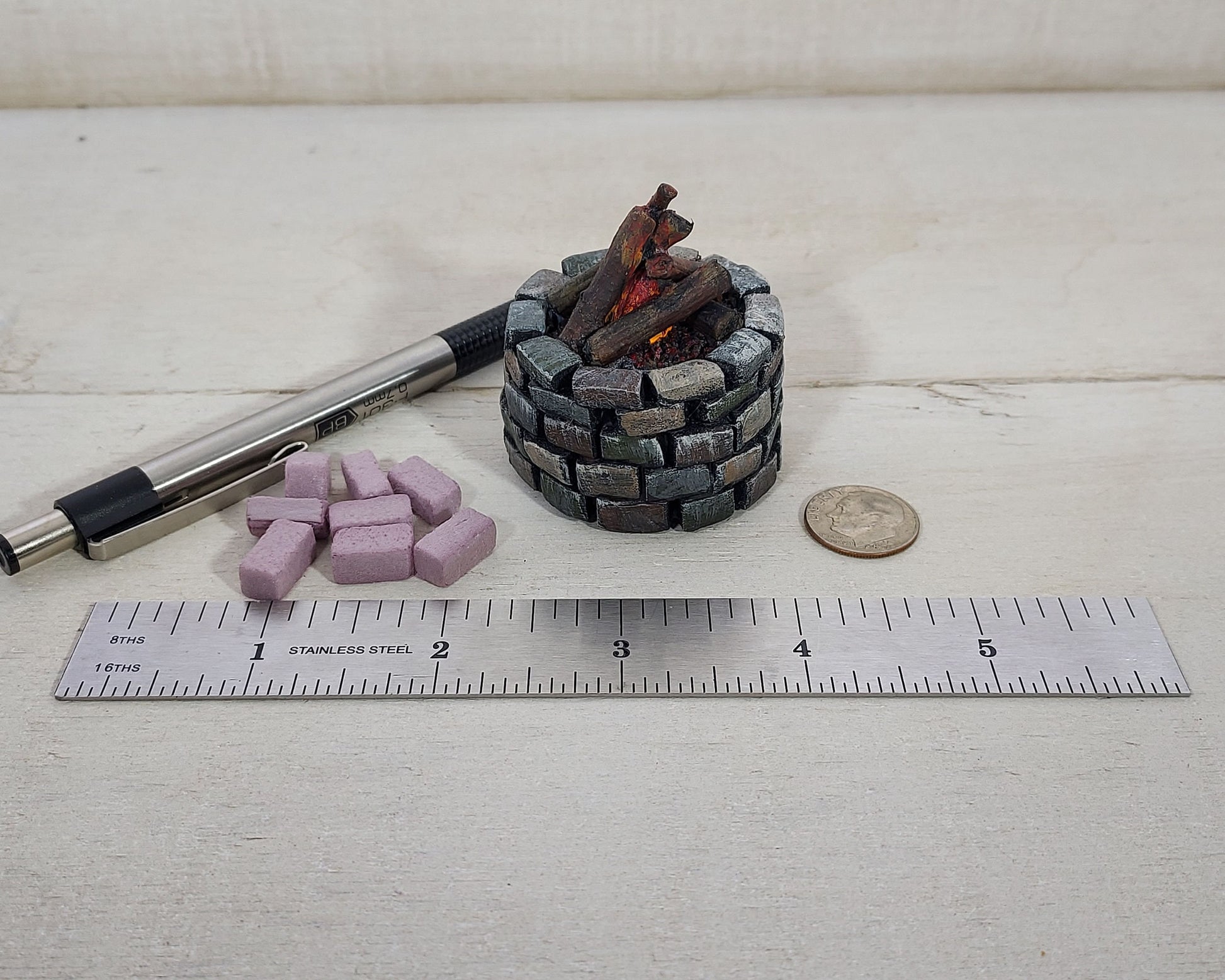 1200+ XPS Foam Bricks - Large - (3/4" x 1/3" x 1/3") for crafting, tabletop terrain, diorama, train layouts, dollhouses, etc. Free Shipping!