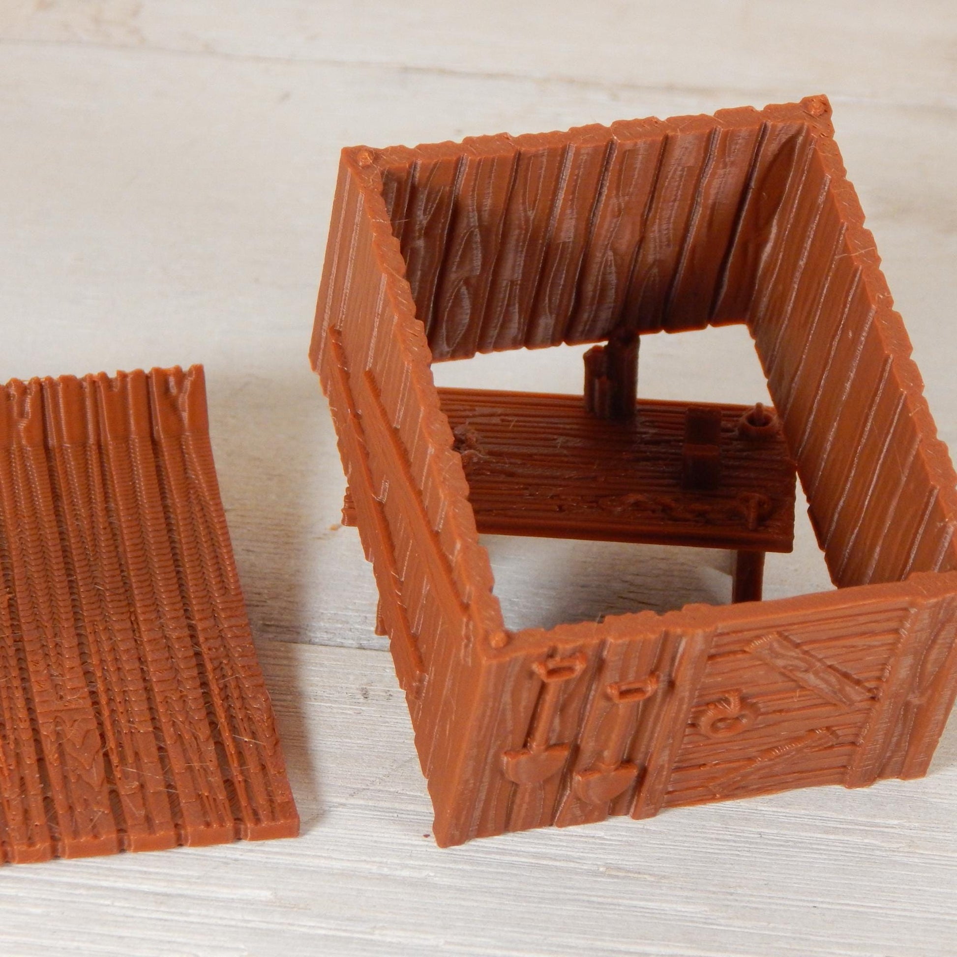 Gravedigger's Shack Set Tabletop Gaming & Diorama 3D Printed Free Shipping!