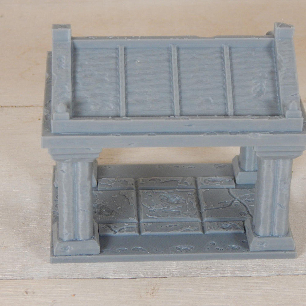 Mausoleum Set 1 Tabletop Gaming & Diorama 3D Printed Free Shipping!