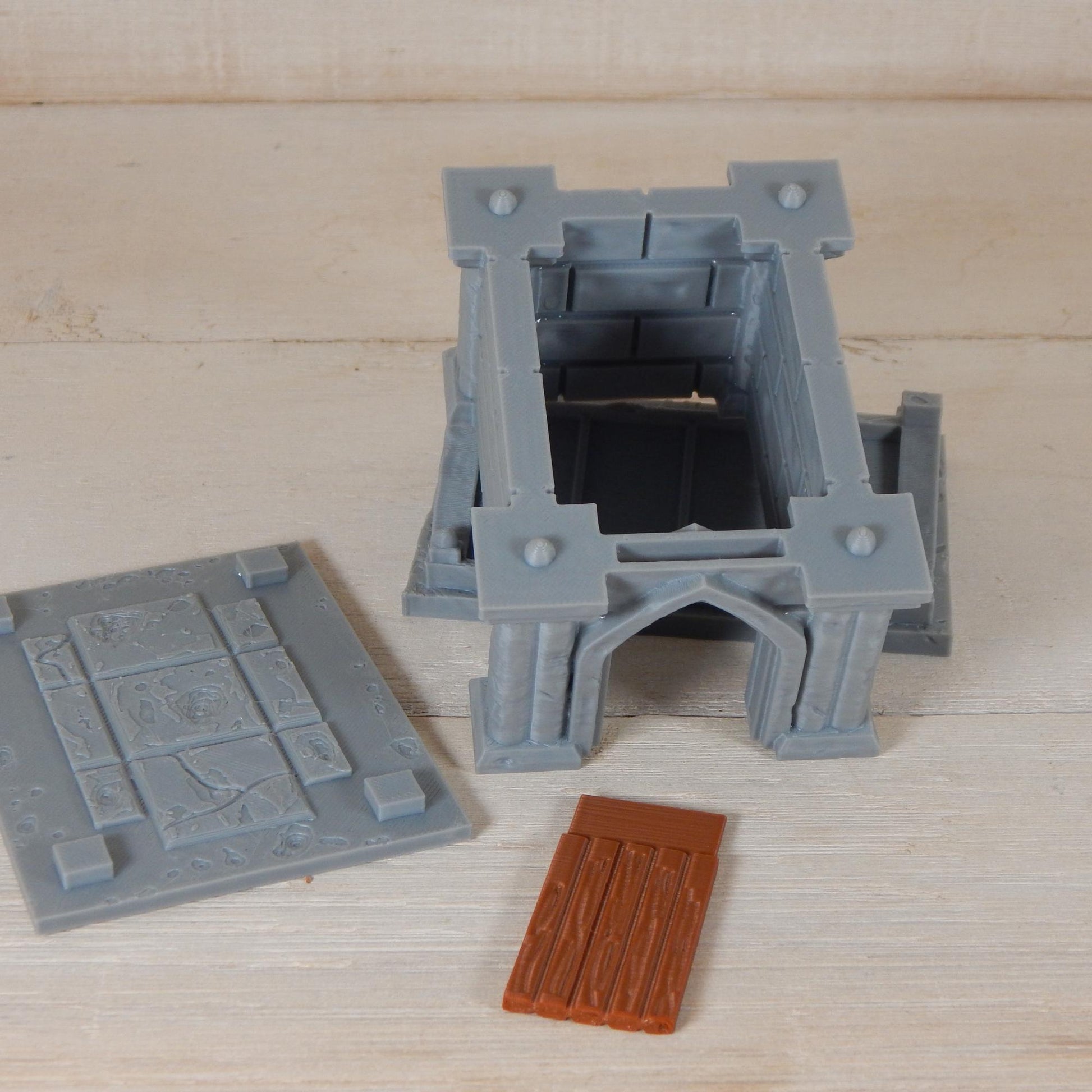 Mausoleum Sets 1 and 2 Tabletop Gaming & Diorama 3D Printed Free Shipping!