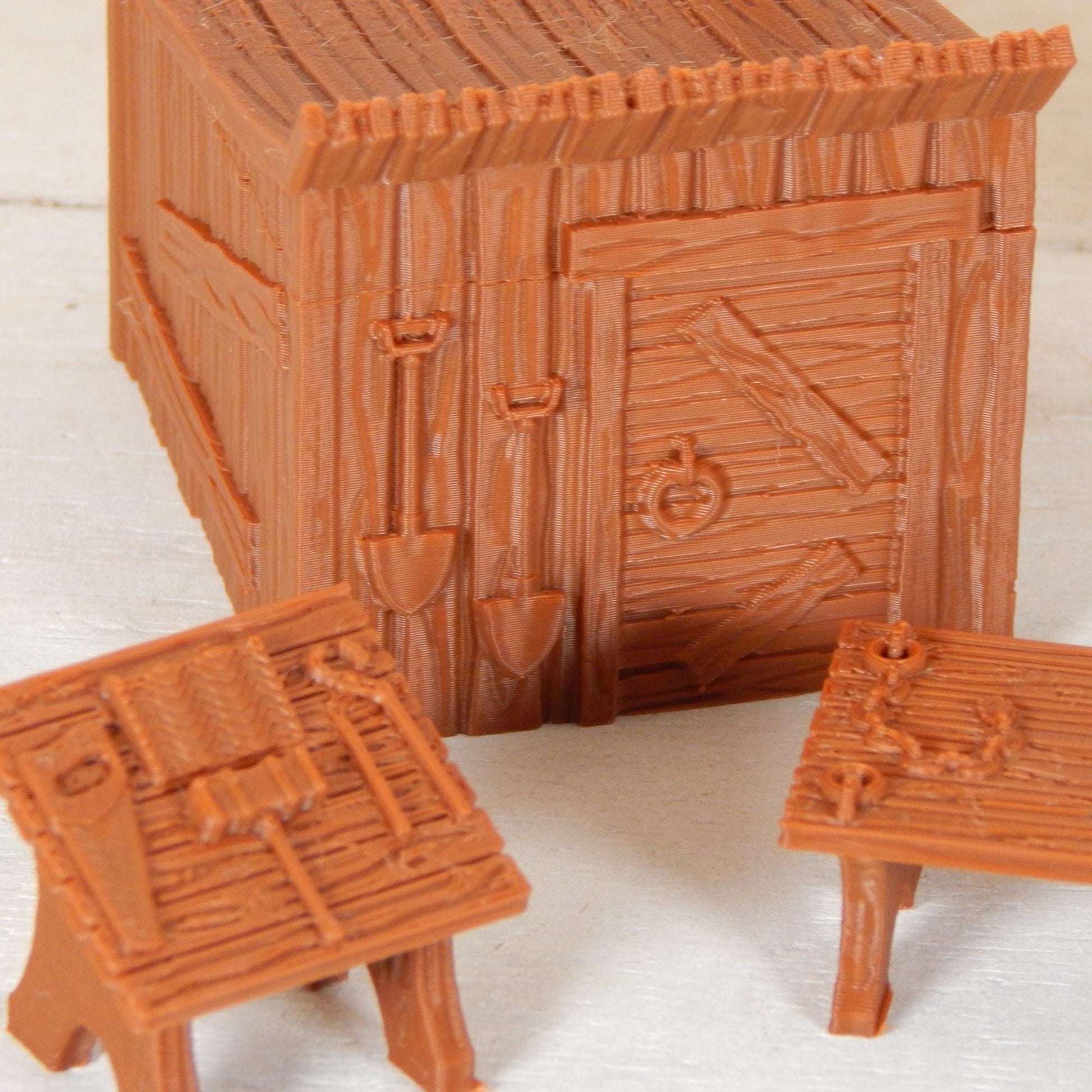 Gravedigger's Shack Set Tabletop Gaming & Diorama 3D Printed Free Shipping!