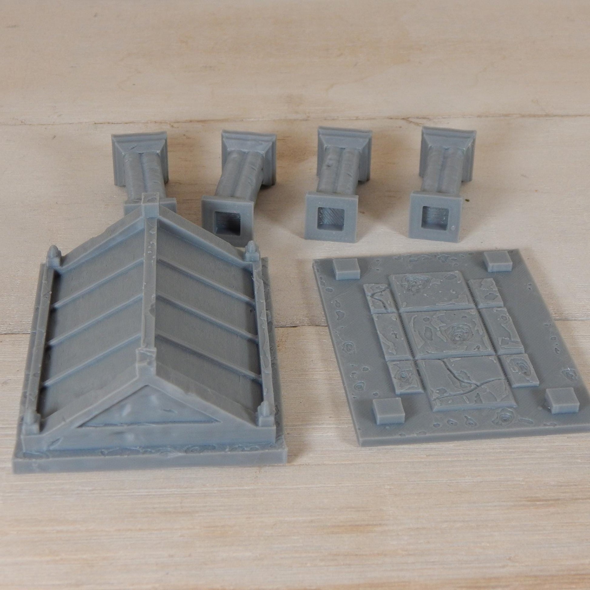 Mausoleum Set 1 Tabletop Gaming & Diorama 3D Printed Free Shipping!