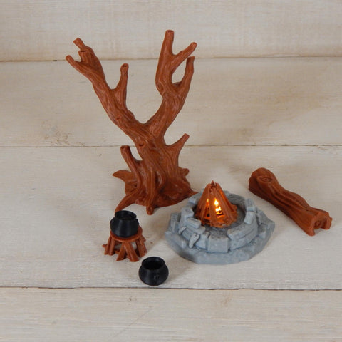 Campfire Set Tabletop Gaming & Diorama 3D Printed Free Shipping!