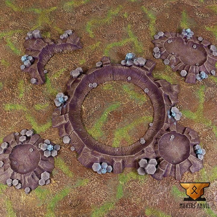 Planetary Outpost | Full Set | Tabletop Gaming & Diorama Scenery Terrain | 28mm to 32mm Scale | 3D Printed | Makers Anvil | Free Shipping