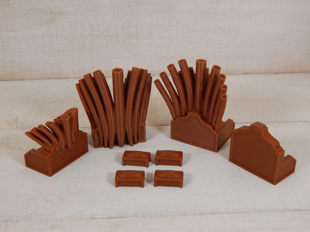 Pipe Organs Tabletop Gaming & Diorama 3D Printed Free Shipping!