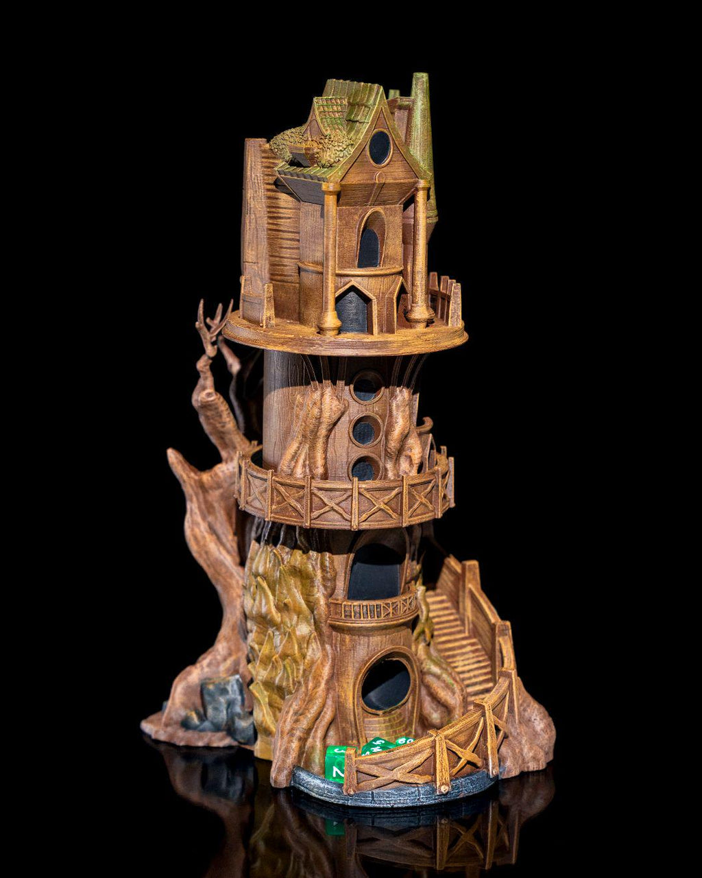 Watch Tower Dice Tower 3D Printed Bonus Dice Set Free Shipping!