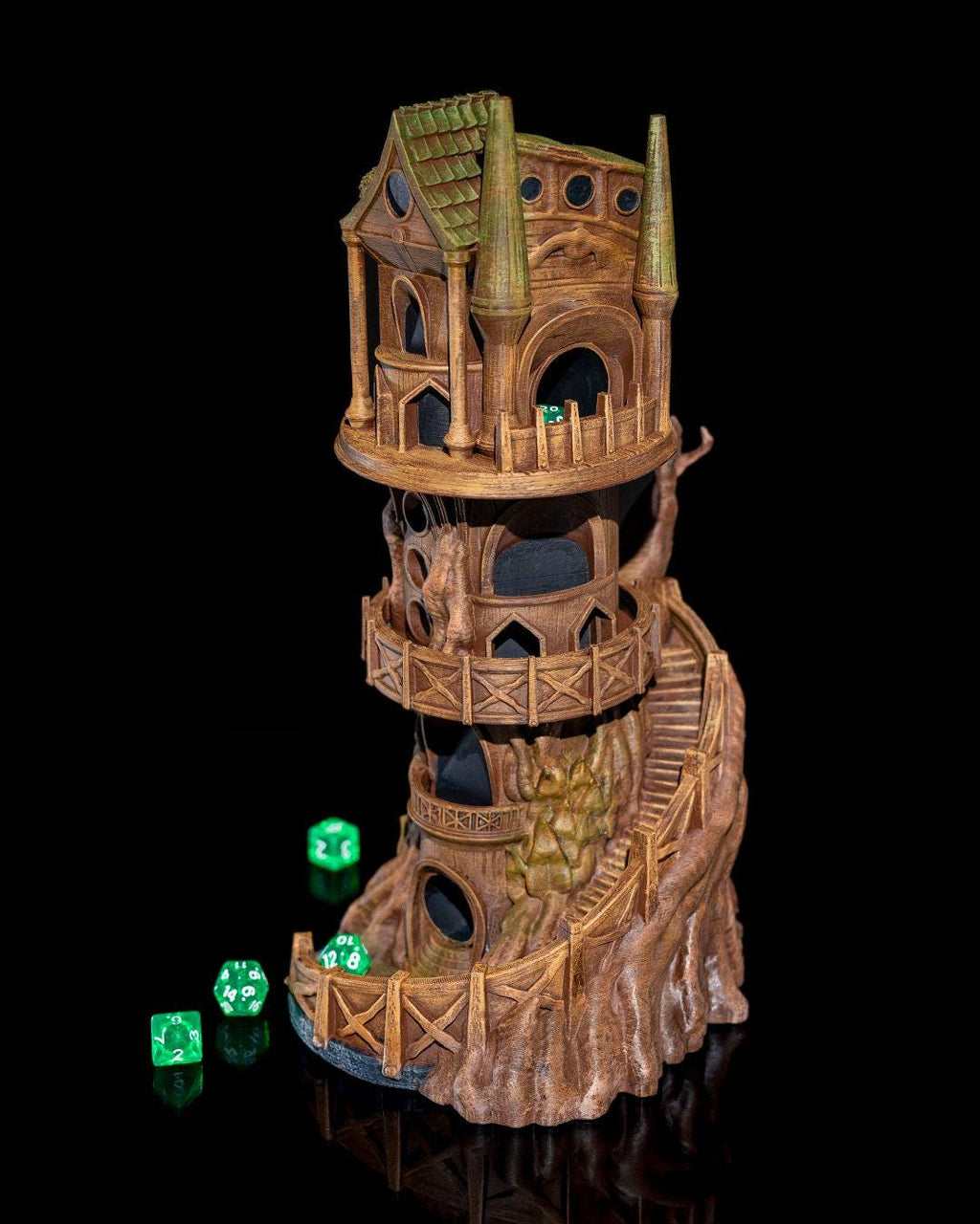 Watch Tower Dice Tower 3D Printed Bonus Dice Set Free Shipping!