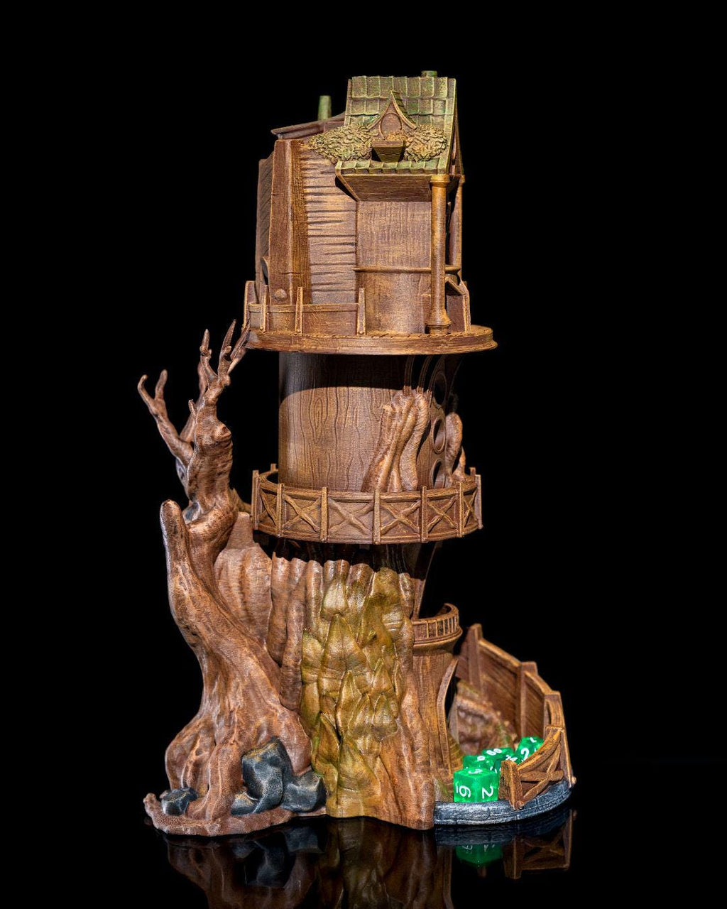 Watch Tower Dice Tower 3D Printed Bonus Dice Set Free Shipping!