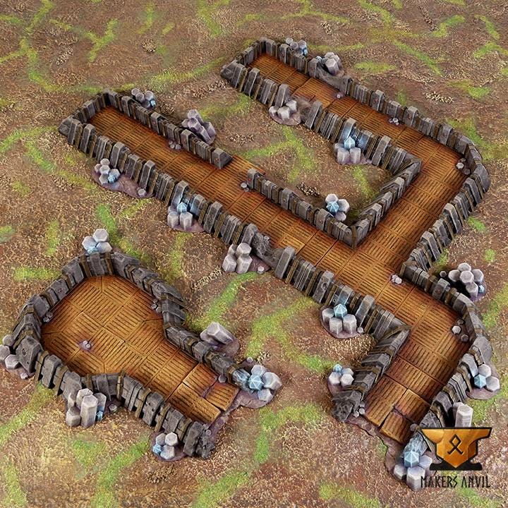 Planetary Outpost | Full Set | Tabletop Gaming & Diorama Scenery Terrain | 28mm to 32mm Scale | 3D Printed | Makers Anvil | Free Shipping