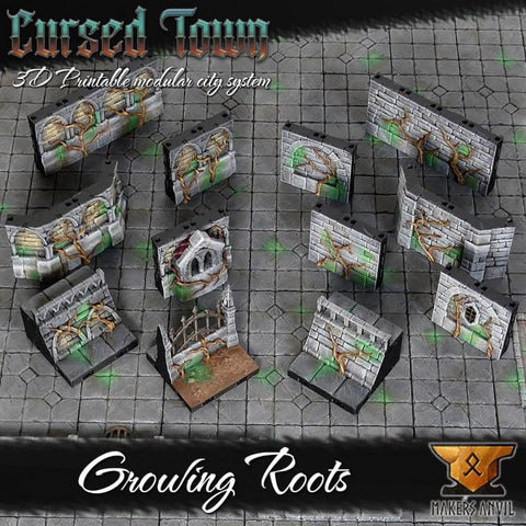 Cursed Town | Expansion Pack #2 | Tabletop Gaming & Diorama Scenery Terrain | 28mm to 32mm Scale | 3D Printed | Makers Anvil | Free Shipping