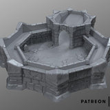 Dice Tower and Tray Set | Tabletop Gaming & Diorama Scenery Terrain | 28mm to 32mm Scale | 3D Printed | Makers Anvil | Free Shipping