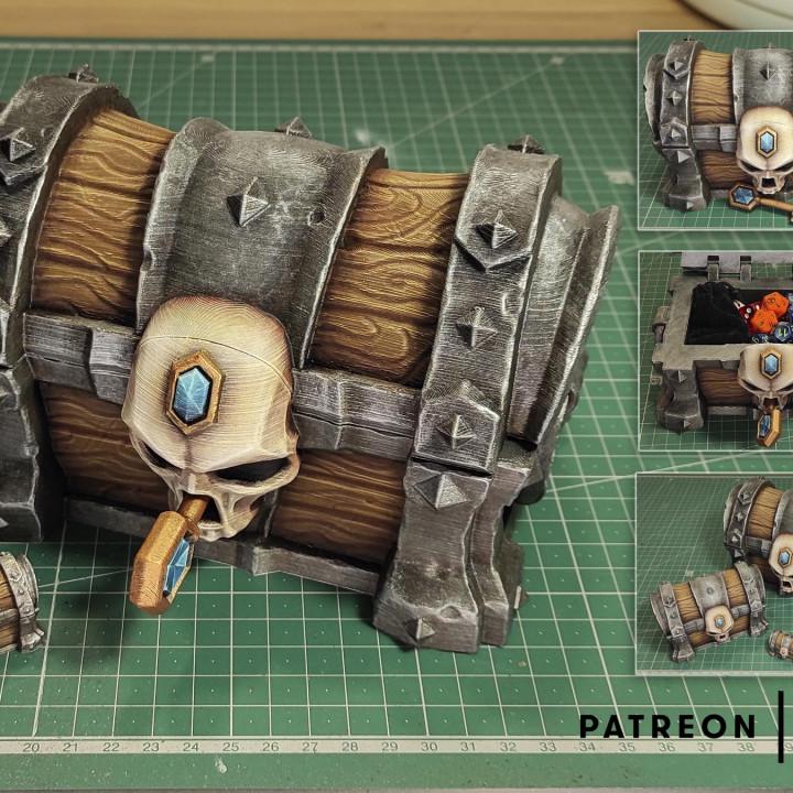 Legendary Chest | Tabletop Gaming & Diorama Scenery Terrain | 28mm to 32mm Scale | 3D Printed | Makers Anvil | Free Shipping