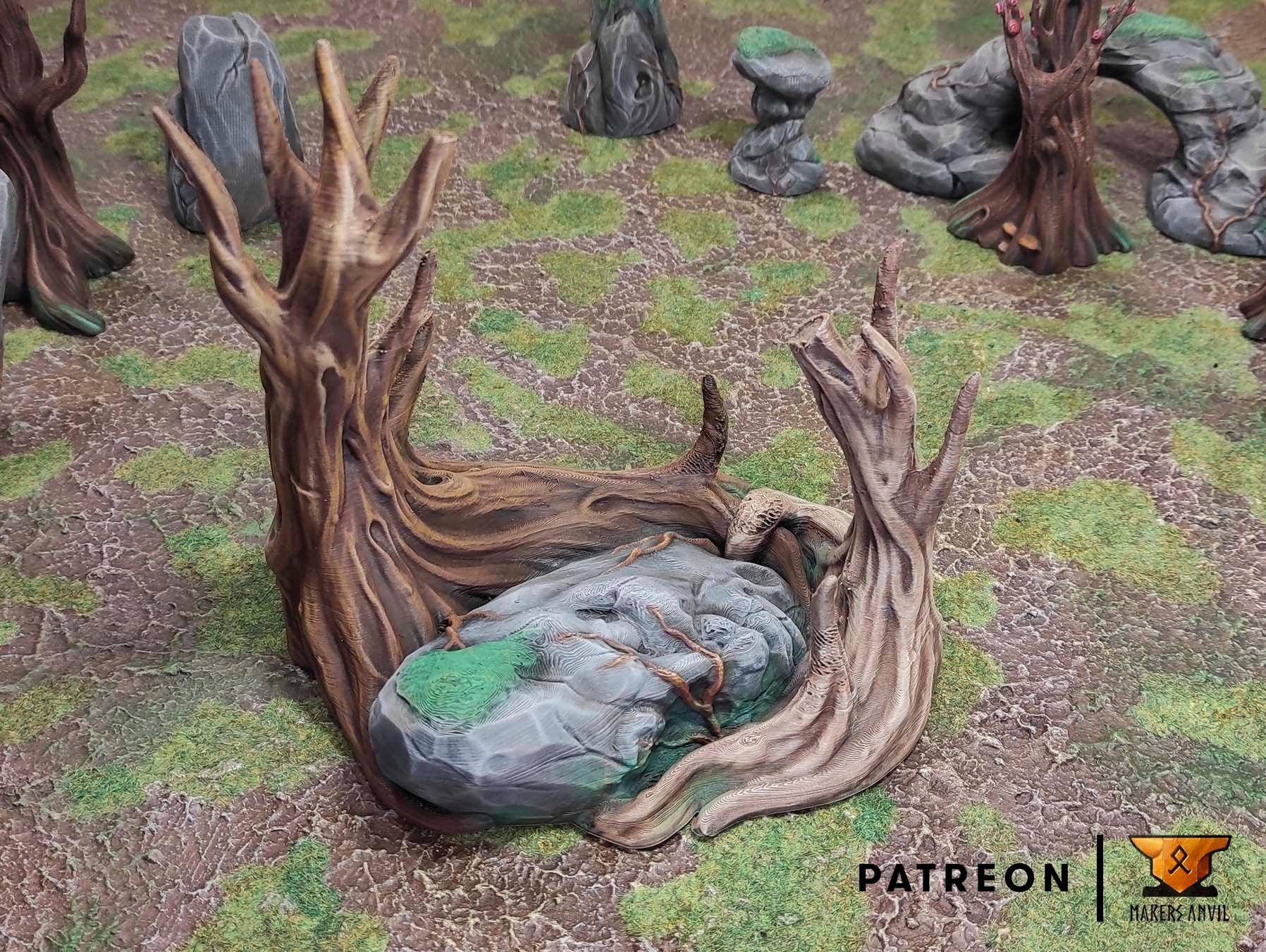 Magical Forest Full Set | Tabletop Gaming & Diorama Scenery Terrain | 28mm to 32mm Scale | 3D Printed | Makers Anvil | Free Shipping