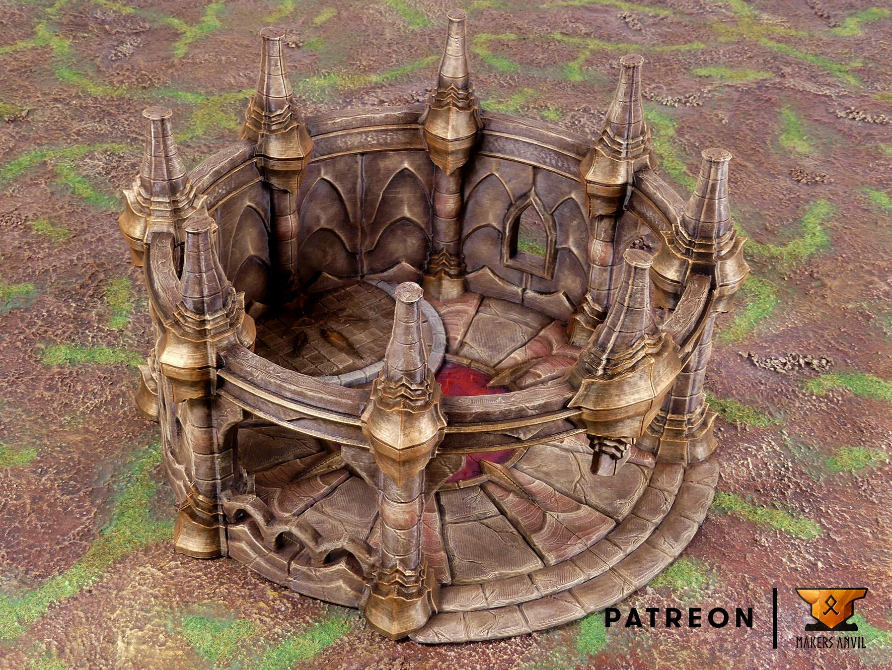 City of Intrigues Full Set | Tabletop Gaming & Diorama Scenery Terrain | 28mm to 32mm Scale | 3D Printed | Makers Anvil | Free Shipping