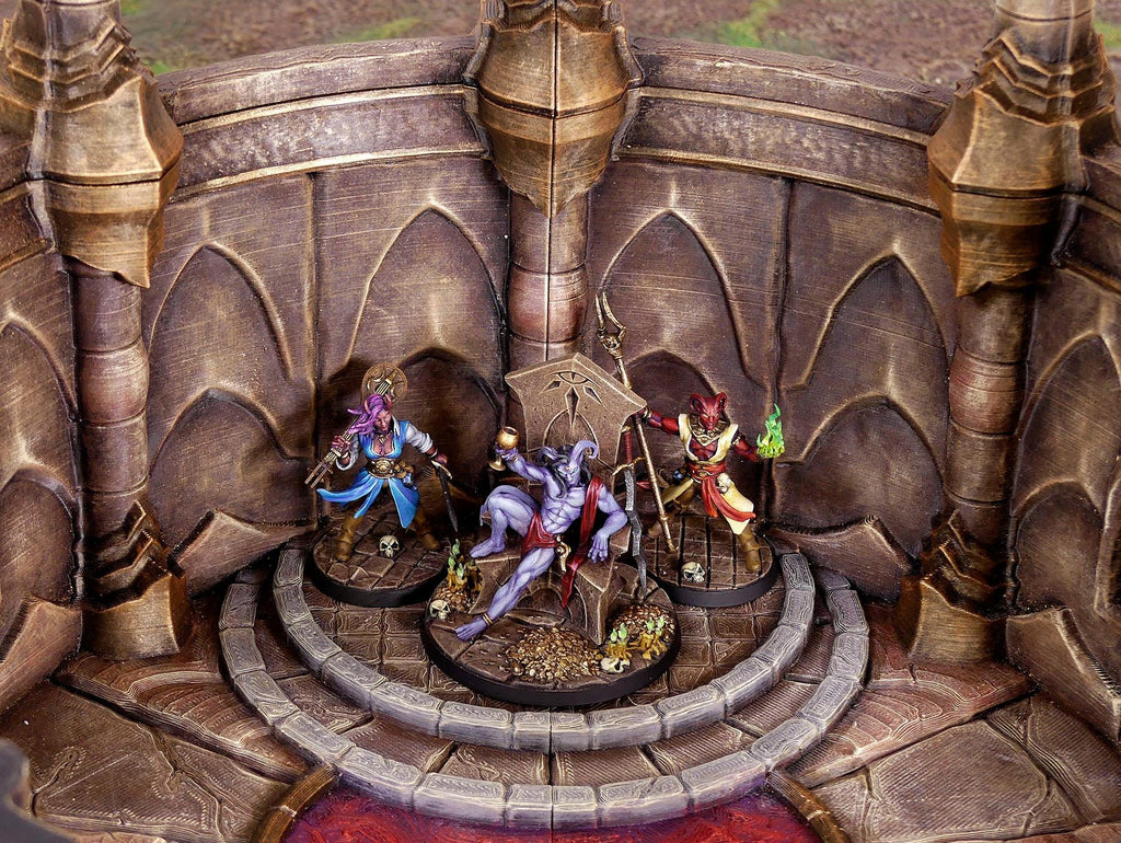 City of Intrigues Full Set | Tabletop Gaming & Diorama Scenery Terrain | 28mm to 32mm Scale | 3D Printed | Makers Anvil | Free Shipping