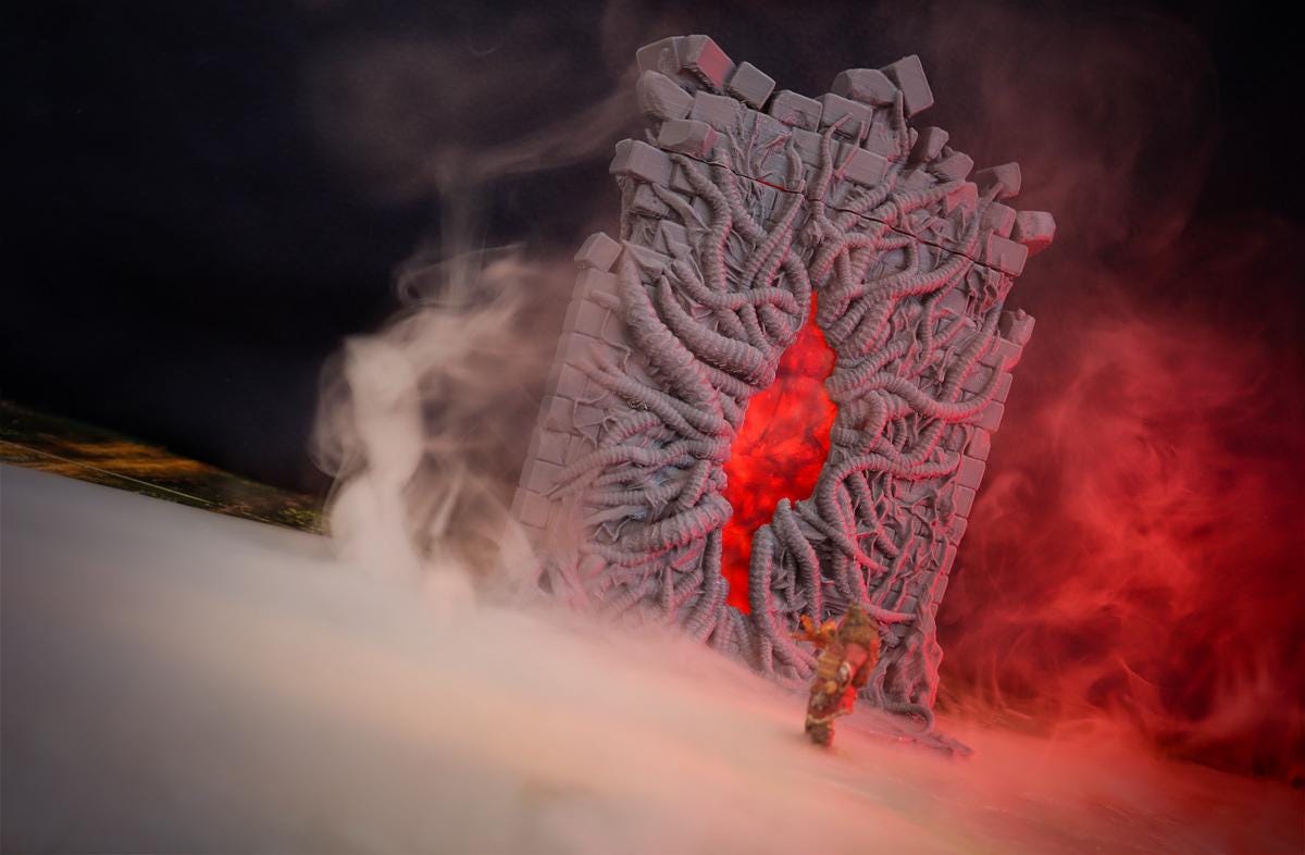 Calling Portals - Failed Experiment | Tabletop Gaming Terrain | 28mm to 32mm Scale | 3D Printed  | Free Shipping