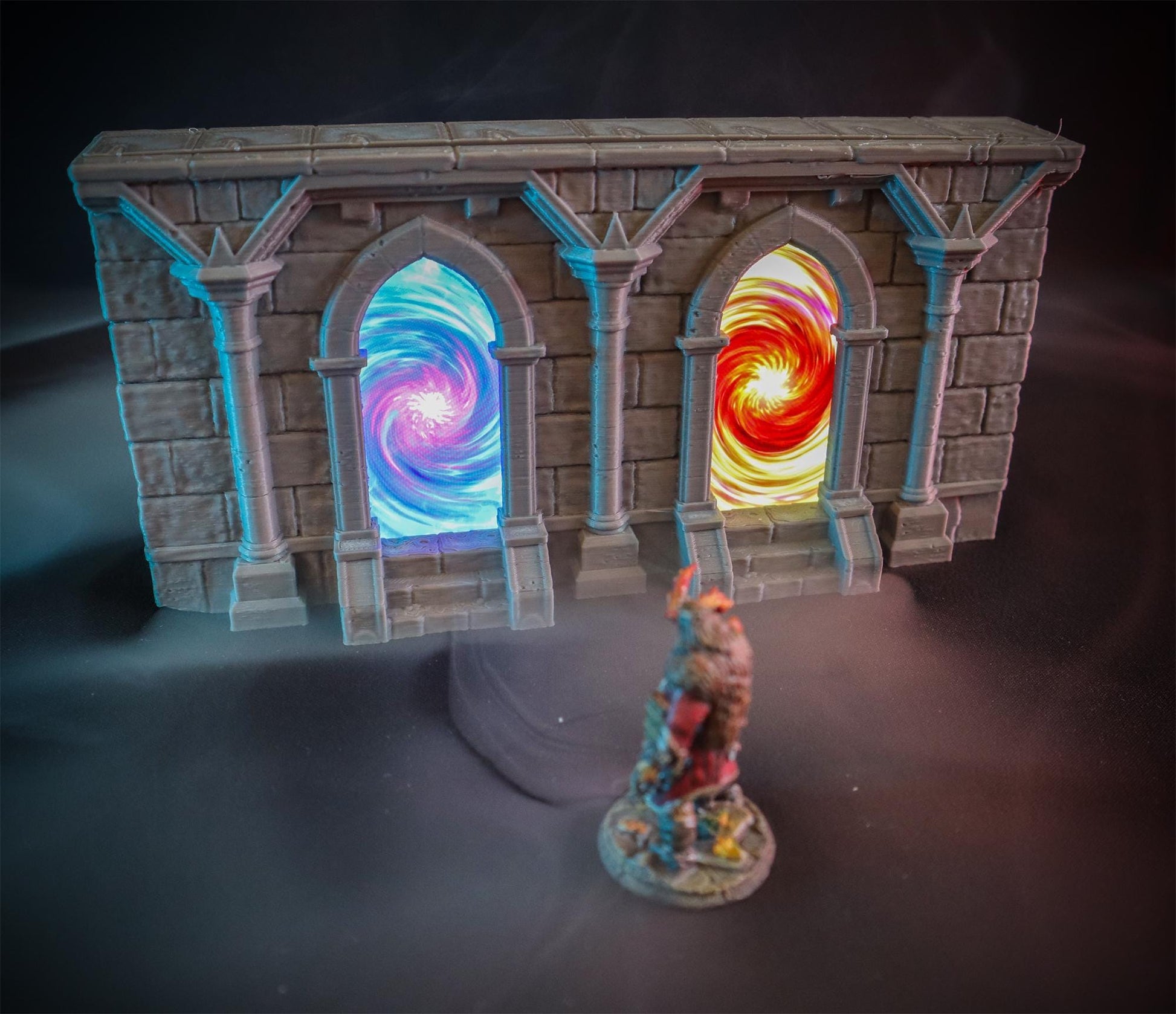 Calling Portals - Double Entrance | Tabletop Gaming Terrain | 28mm to 32mm Scale | 3D Printed  | Free Shipping