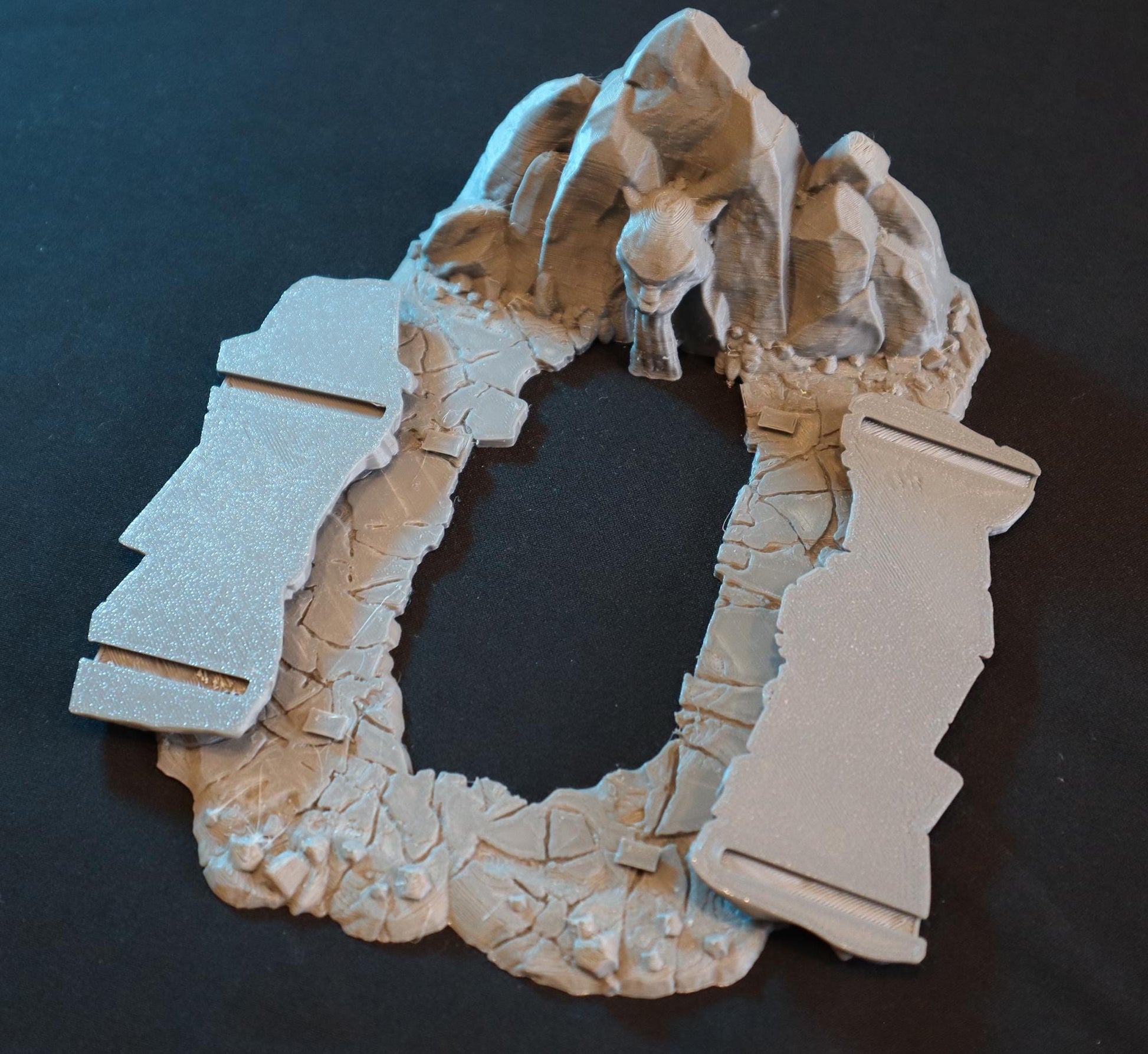 Calling Portals - Cave of the Firecat | Tabletop Gaming Terrain | 28mm to 32mm Scale | 3D Printed  | Free Shipping