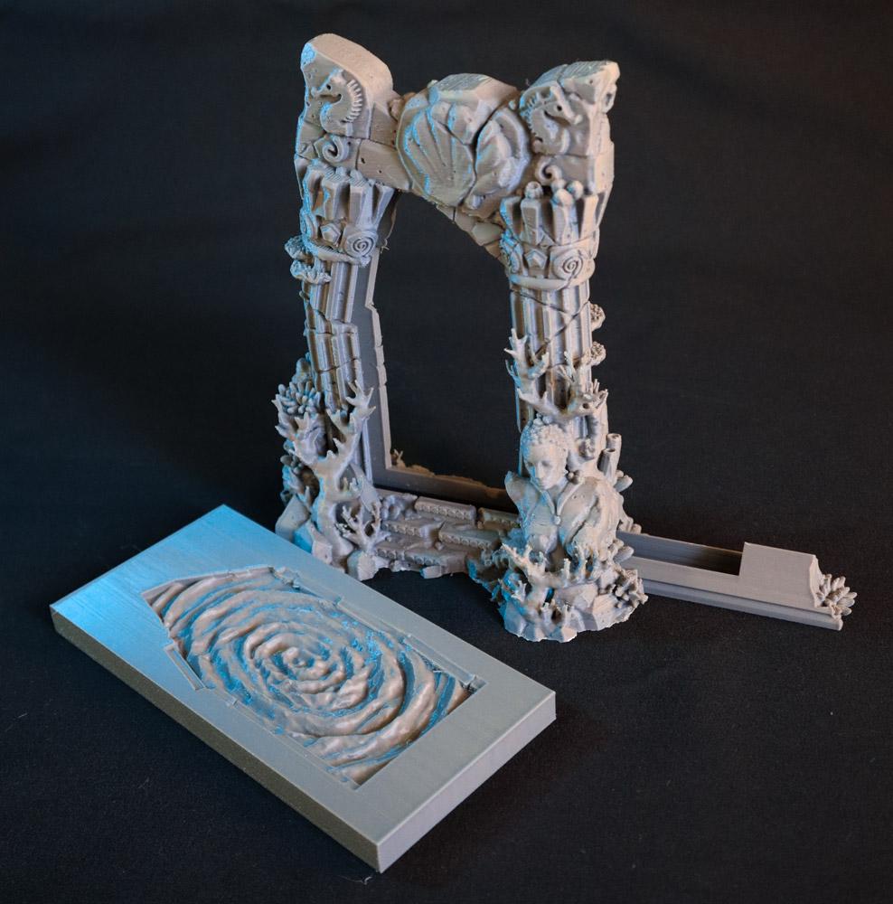 Calling Portals - Aeloria's Underwater Gateway | Tabletop Gaming Terrain | 28mm to 32mm Scale | 3D Printed  | Free Shipping