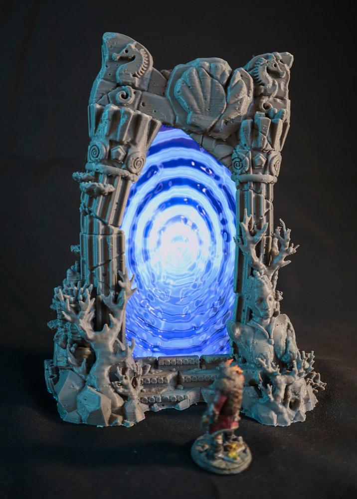 Calling Portals - Aeloria's Underwater Gateway | Tabletop Gaming Terrain | 28mm to 32mm Scale | 3D Printed  | Free Shipping