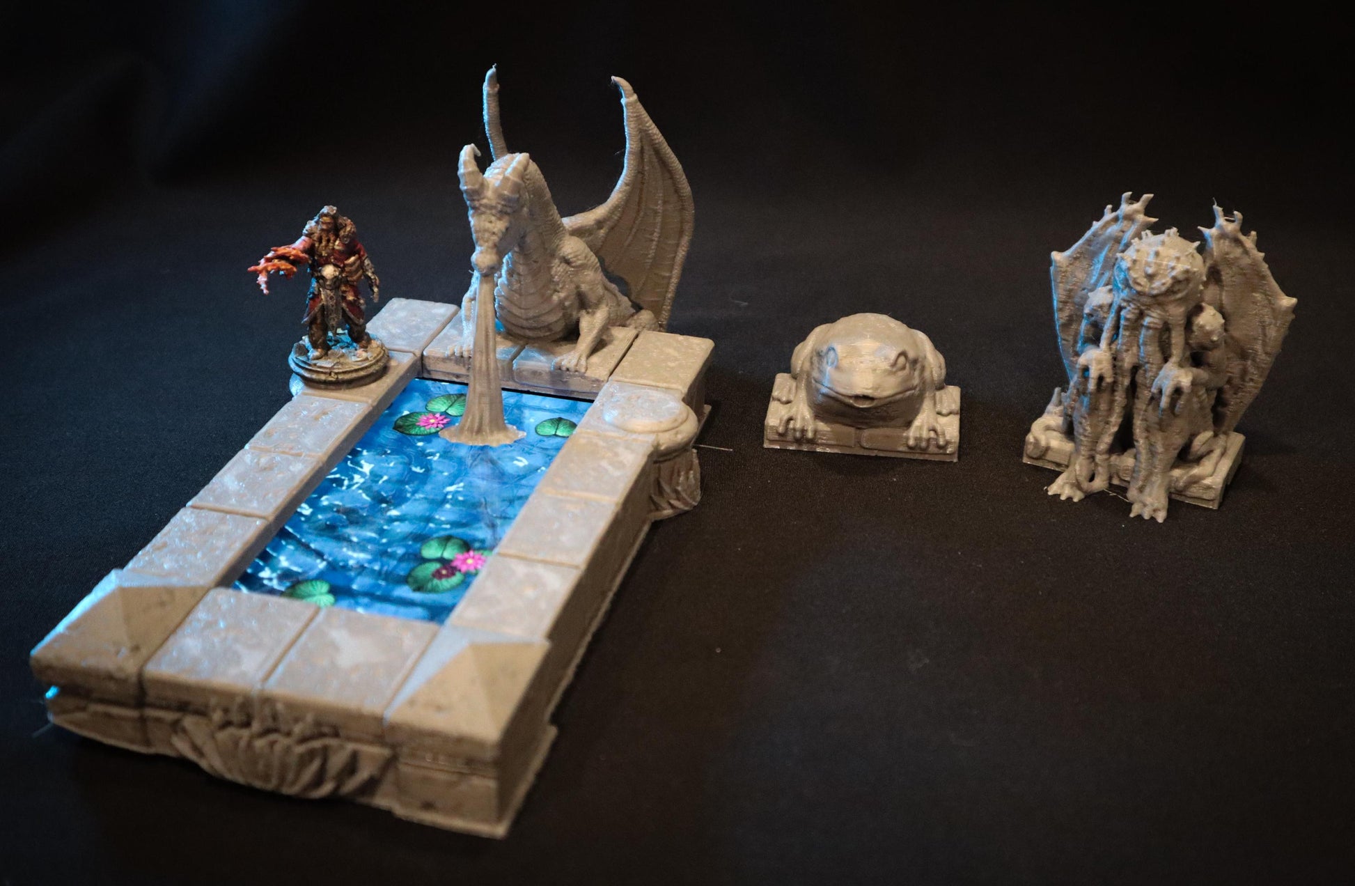 Calling Portals - Dragon's Pond | Tabletop Gaming Terrain | 28mm to 32mm Scale | 3D Printed  | Free Shipping