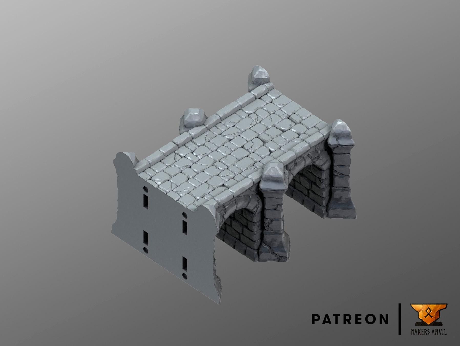 City Ruins Set | Tabletop Gaming & Diorama Scenery Terrain | 28mm to 32mm Scale | 3D Printed | Makers Anvil | Free Shipping
