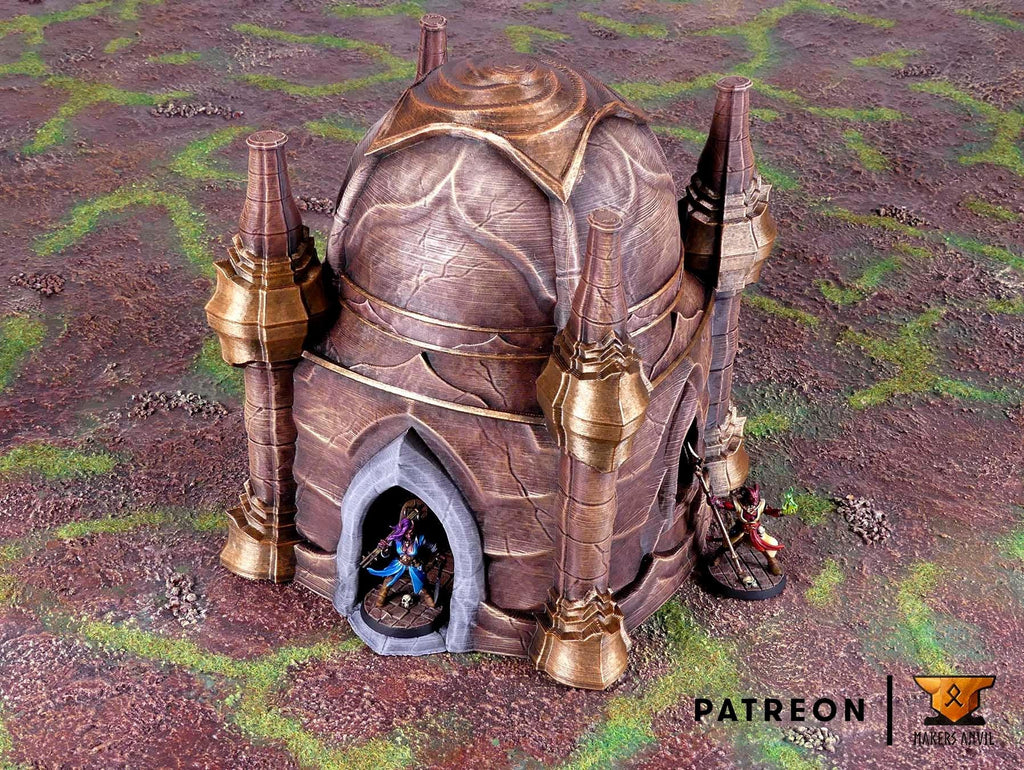 City of Intrigues Full Set | Tabletop Gaming & Diorama Scenery Terrain | 28mm to 32mm Scale | 3D Printed | Makers Anvil | Free Shipping