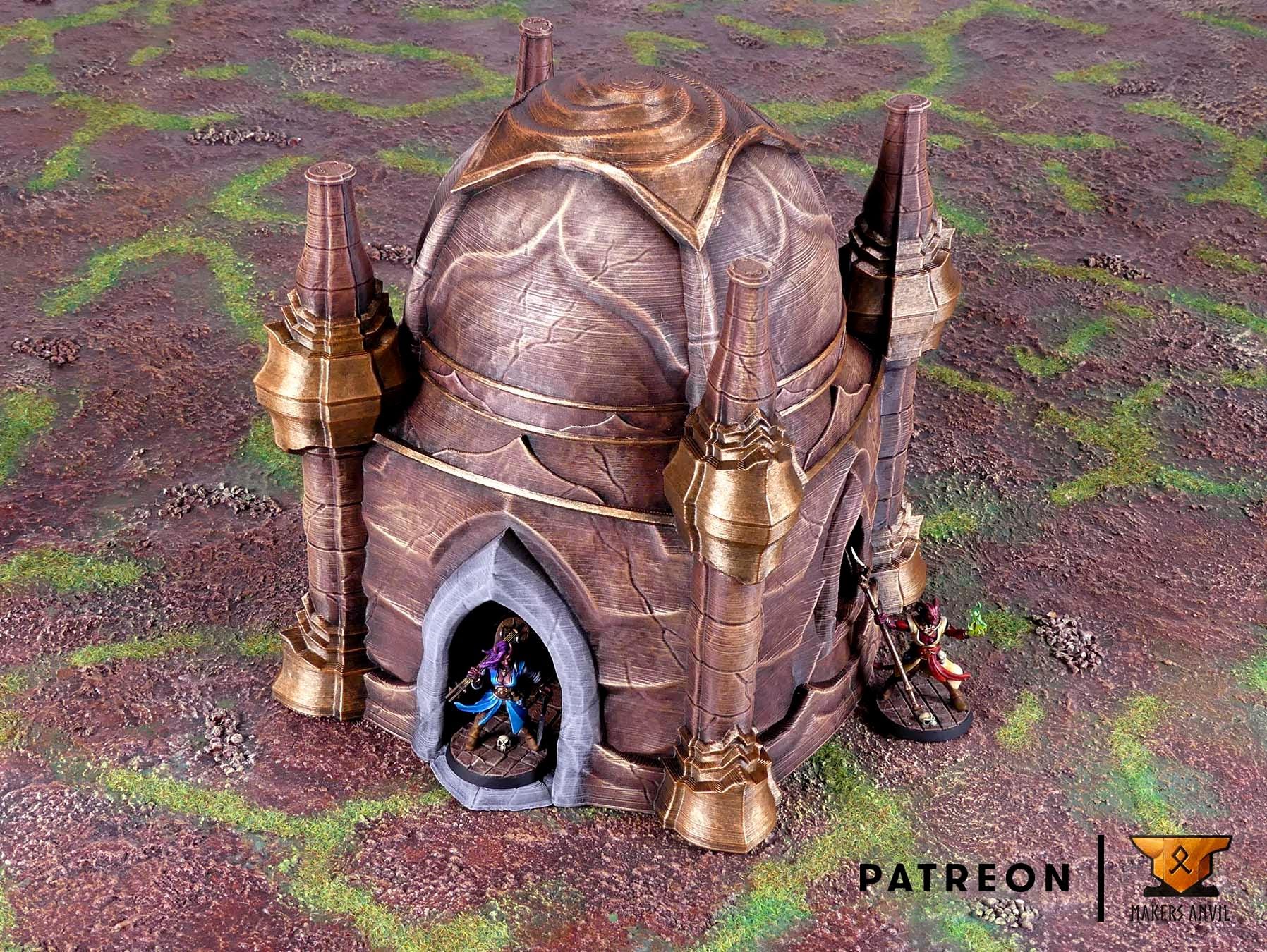 City of Intrigues Full Set | Tabletop Gaming & Diorama Scenery Terrain | 28mm to 32mm Scale | 3D Printed | Makers Anvil | Free Shipping