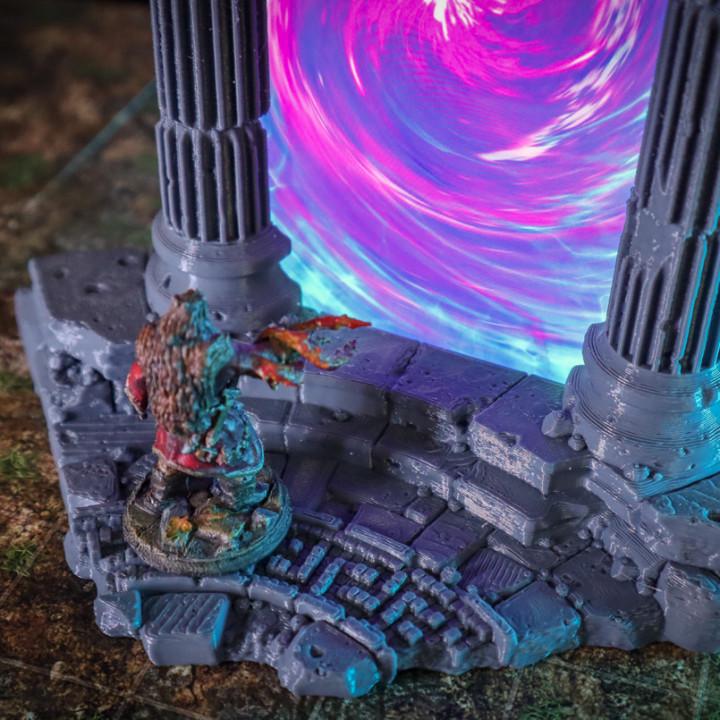 Calling Portals = Shattered Tholos | Tabletop Gaming Terrain | 28mm to 32mm Scale | 3D Printed  | Free Shipping