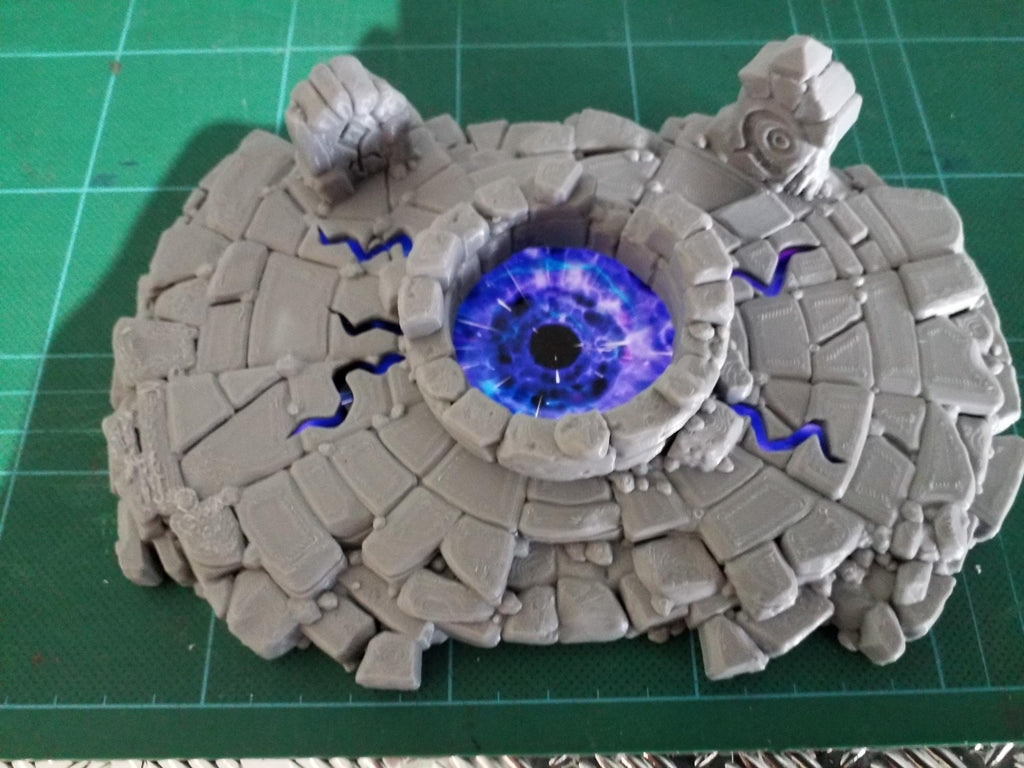 Calling Portals - Forgotten Font & Summoning Circle | Tabletop Gaming Terrain | 28mm to 32mm Scale | 3D Printed  | Free Shipping