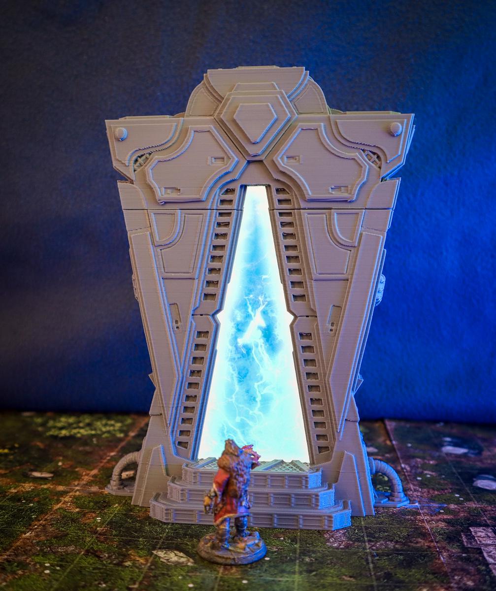 Calling Portals - Nexus Bridge | Tabletop Gaming Terrain | 28mm to 32mm Scale | 3D Printed  | Free Shipping
