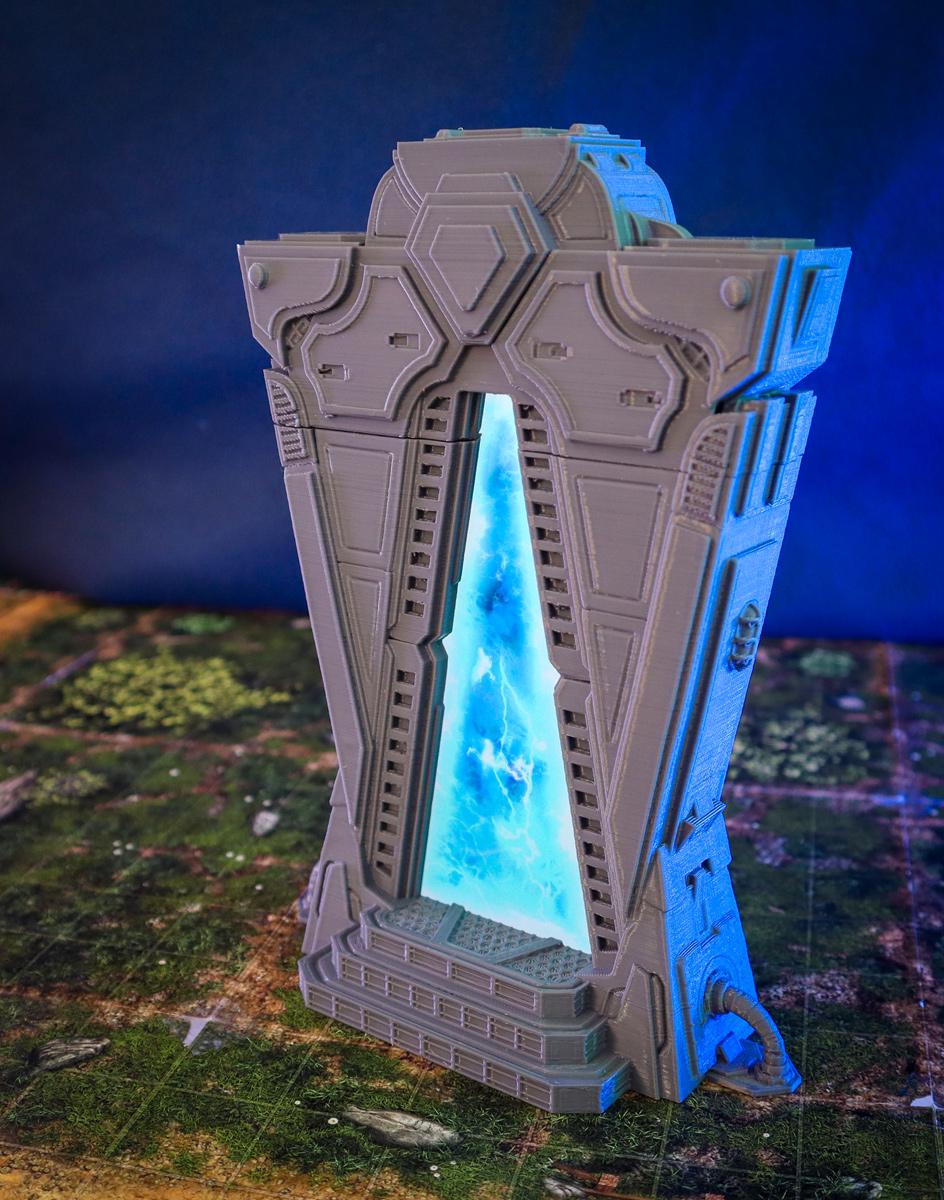 Calling Portals - Nexus Bridge | Tabletop Gaming Terrain | 28mm to 32mm Scale | 3D Printed  | Free Shipping