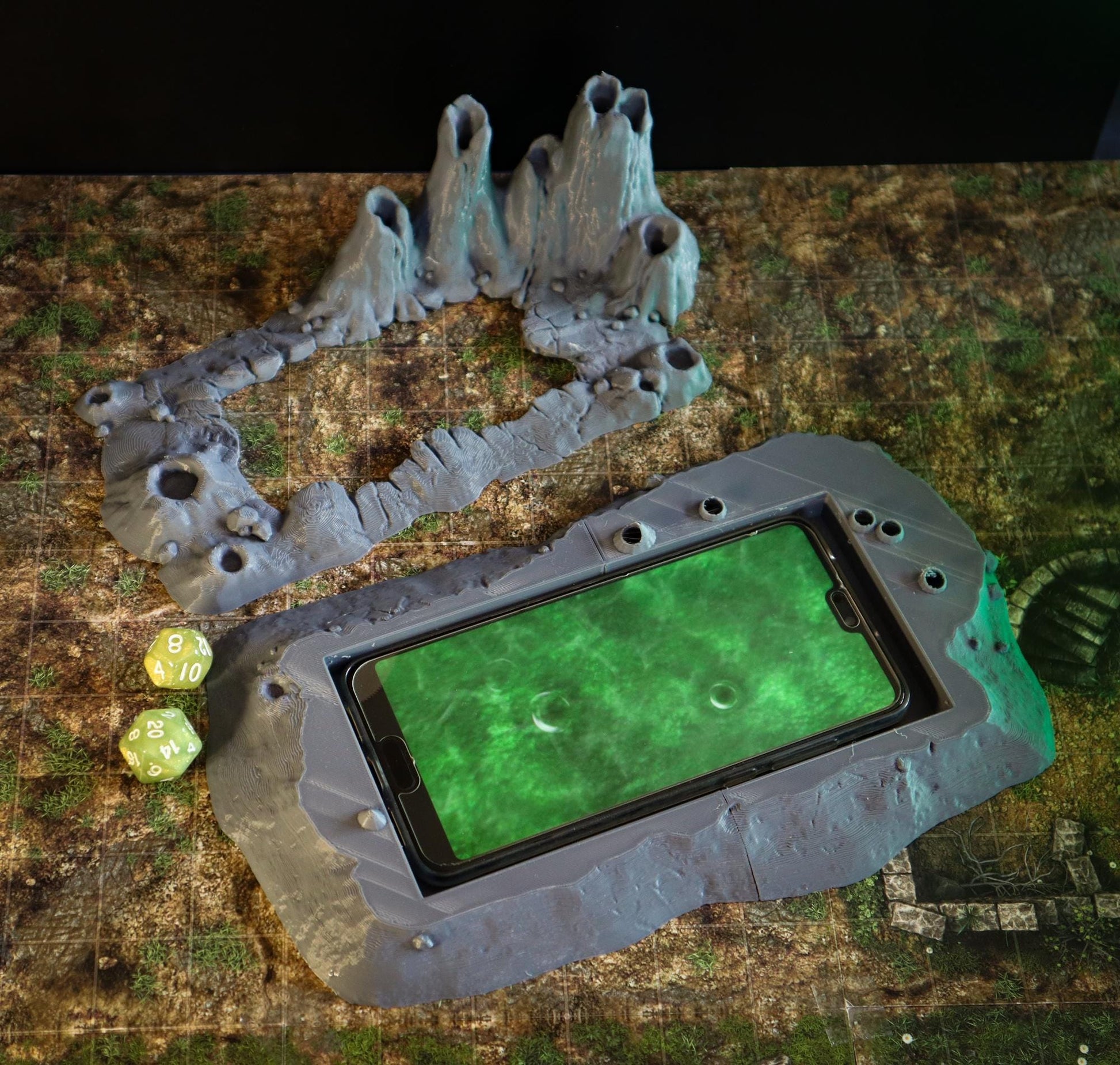 Calling Portals - Acid Lake | Tabletop Gaming Terrain | 28mm to 32mm Scale | 3D Printed  | Free Shipping