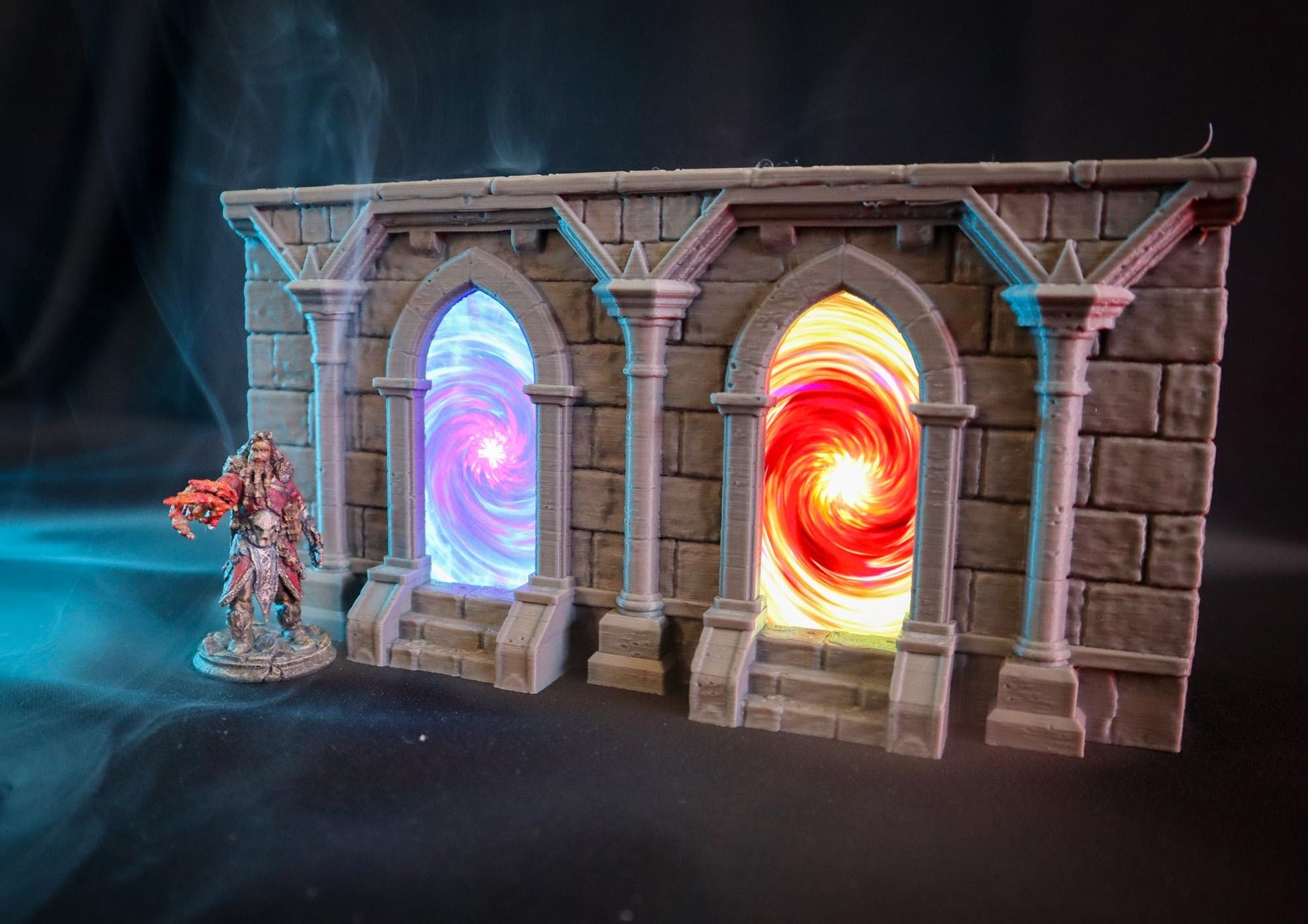 Calling Portals - Double Entrance | Tabletop Gaming Terrain | 28mm to 32mm Scale | 3D Printed  | Free Shipping