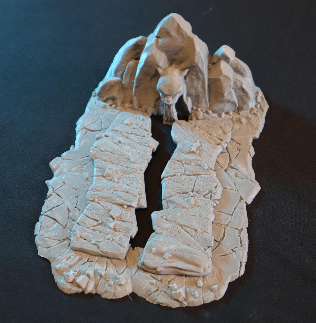 Calling Portals - Cave of the Firecat | Tabletop Gaming Terrain | 28mm to 32mm Scale | 3D Printed  | Free Shipping
