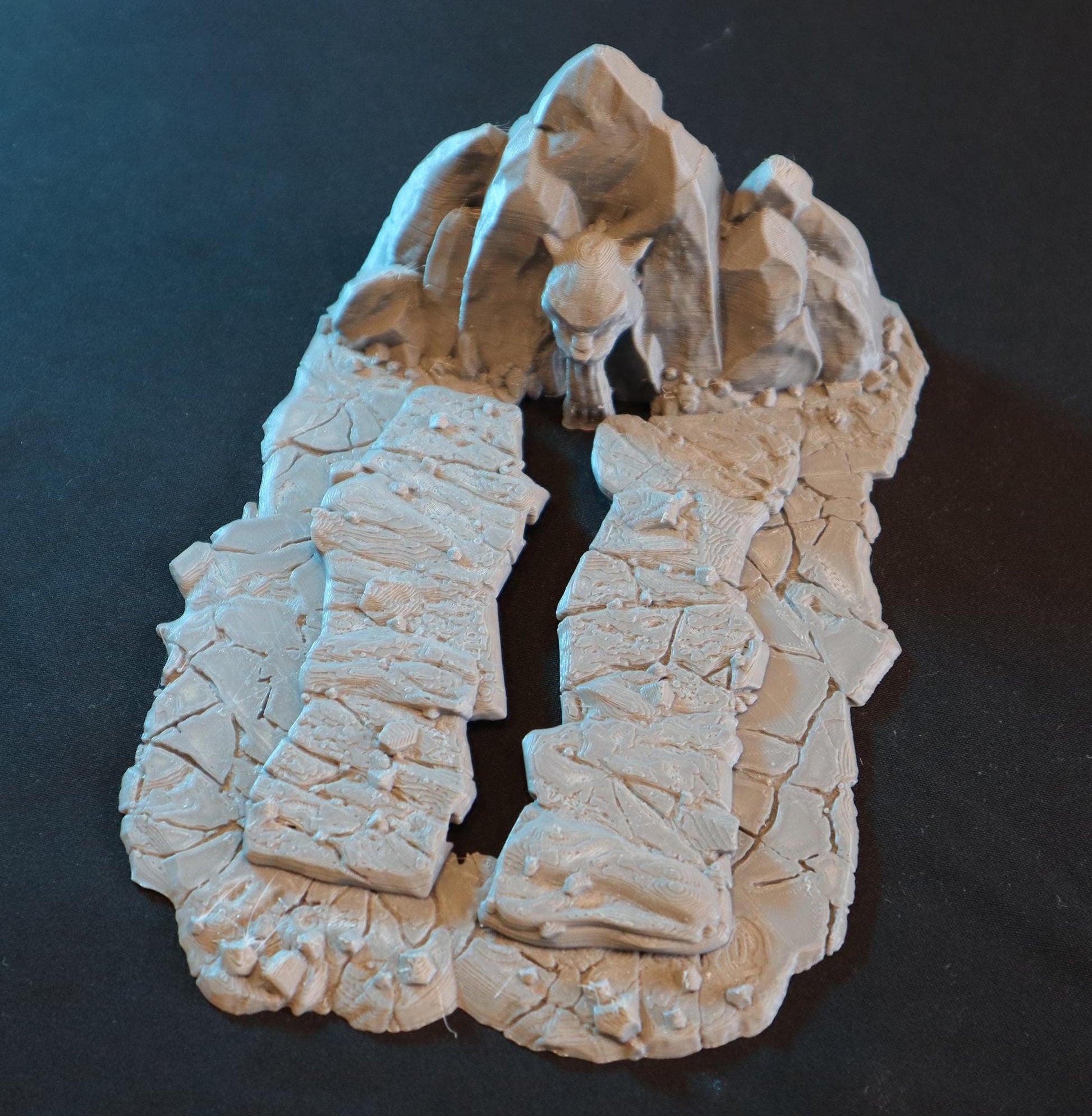 Calling Portals - Cave of the Firecat | Tabletop Gaming Terrain | 28mm to 32mm Scale | 3D Printed  | Free Shipping