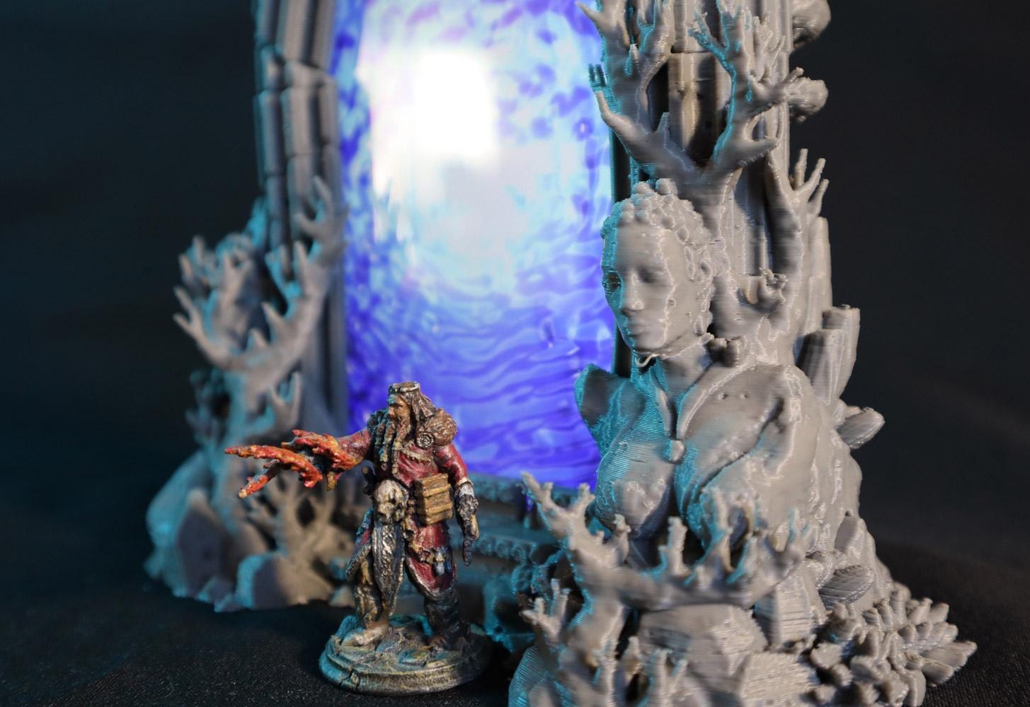 Calling Portals - Aeloria's Underwater Gateway | Tabletop Gaming Terrain | 28mm to 32mm Scale | 3D Printed  | Free Shipping