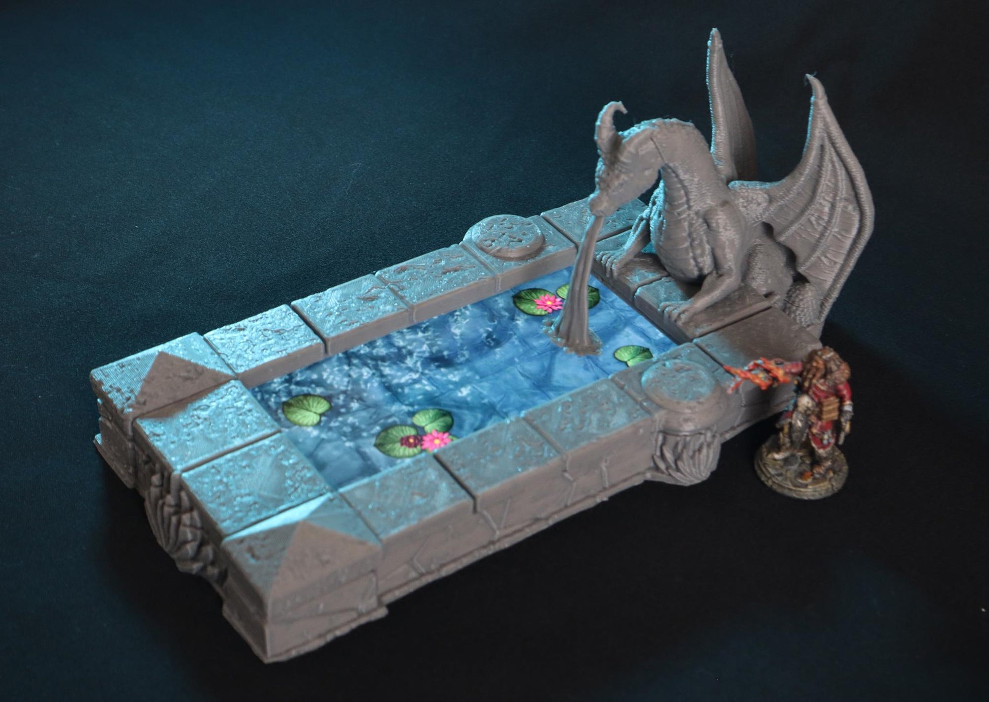 Calling Portals - Dragon's Pond | Tabletop Gaming Terrain | 28mm to 32mm Scale | 3D Printed  | Free Shipping