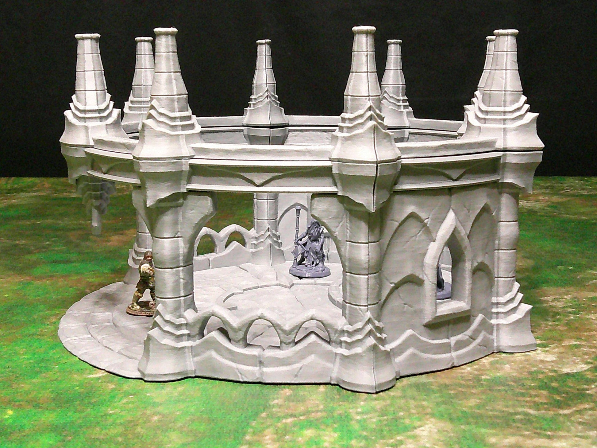 Temple of Baal | Tabletop Gaming & Diorama Scenery Terrain | 28mm to 32mm Scale | 3D Printed | Makers Anvil | Free Shipping