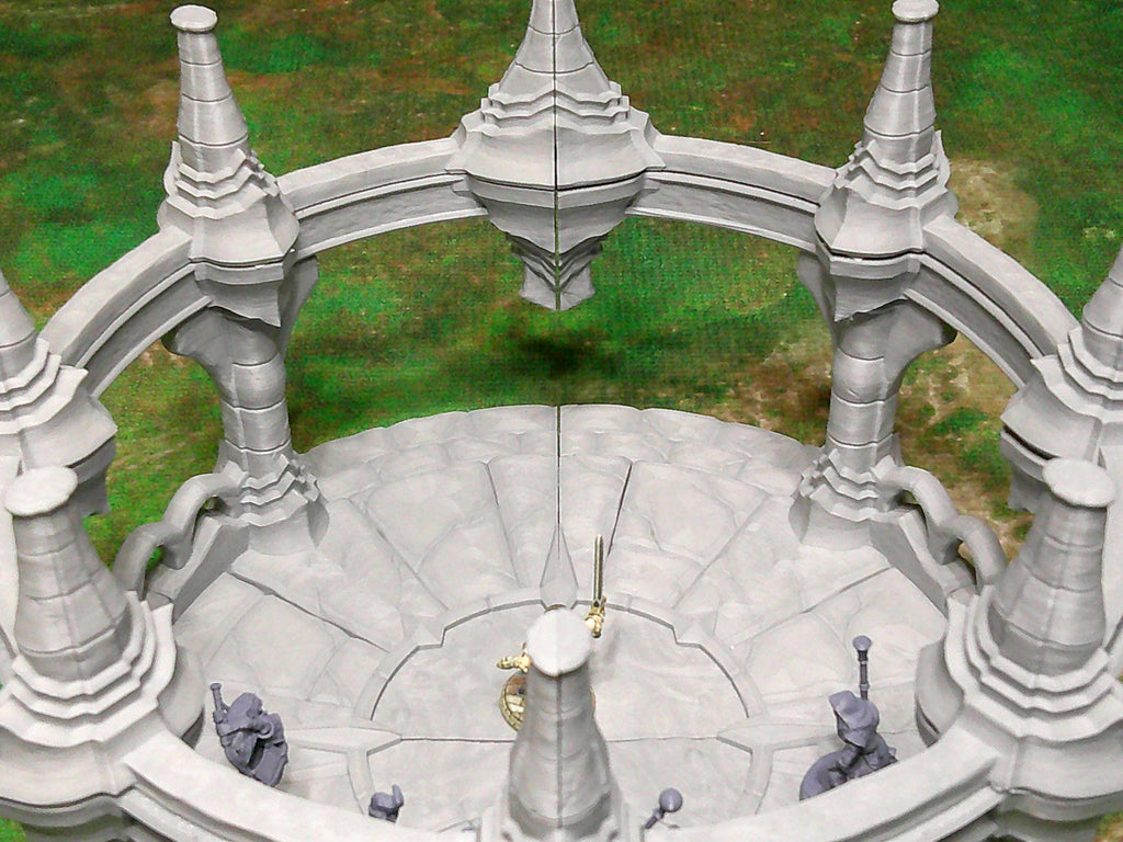 Temple of Baal | Tabletop Gaming & Diorama Scenery Terrain | 28mm to 32mm Scale | 3D Printed | Makers Anvil | Free Shipping