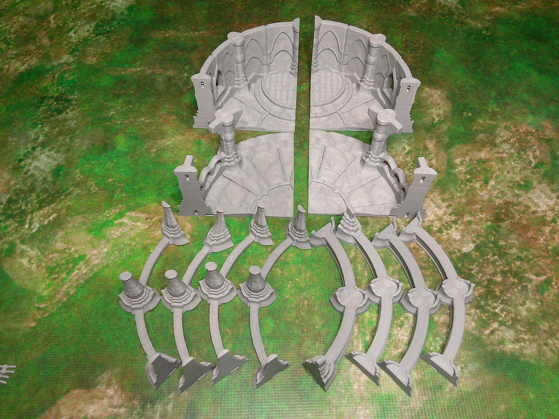 Temple of Baal | Tabletop Gaming & Diorama Scenery Terrain | 28mm to 32mm Scale | 3D Printed | Makers Anvil | Free Shipping
