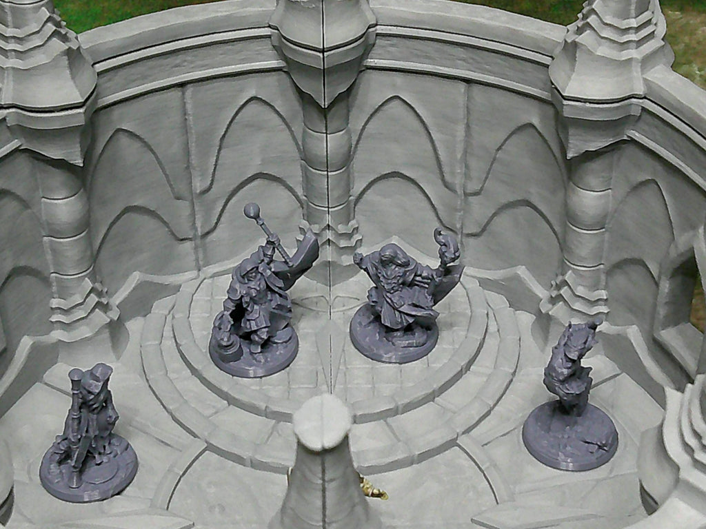 Temple of Baal | Tabletop Gaming & Diorama Scenery Terrain | 28mm to 32mm Scale | 3D Printed | Makers Anvil | Free Shipping