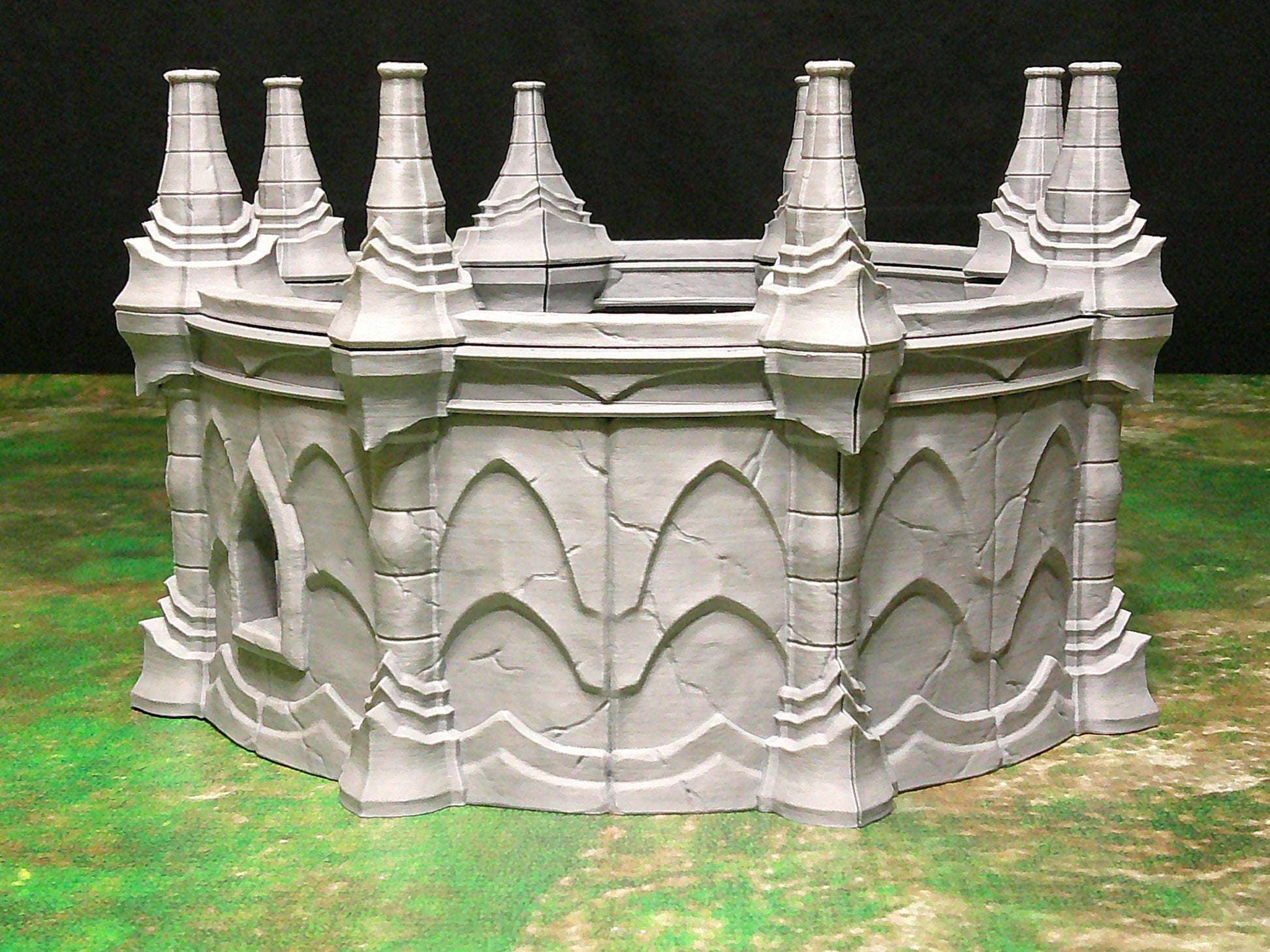 Temple of Baal | Tabletop Gaming & Diorama Scenery Terrain | 28mm to 32mm Scale | 3D Printed | Makers Anvil | Free Shipping