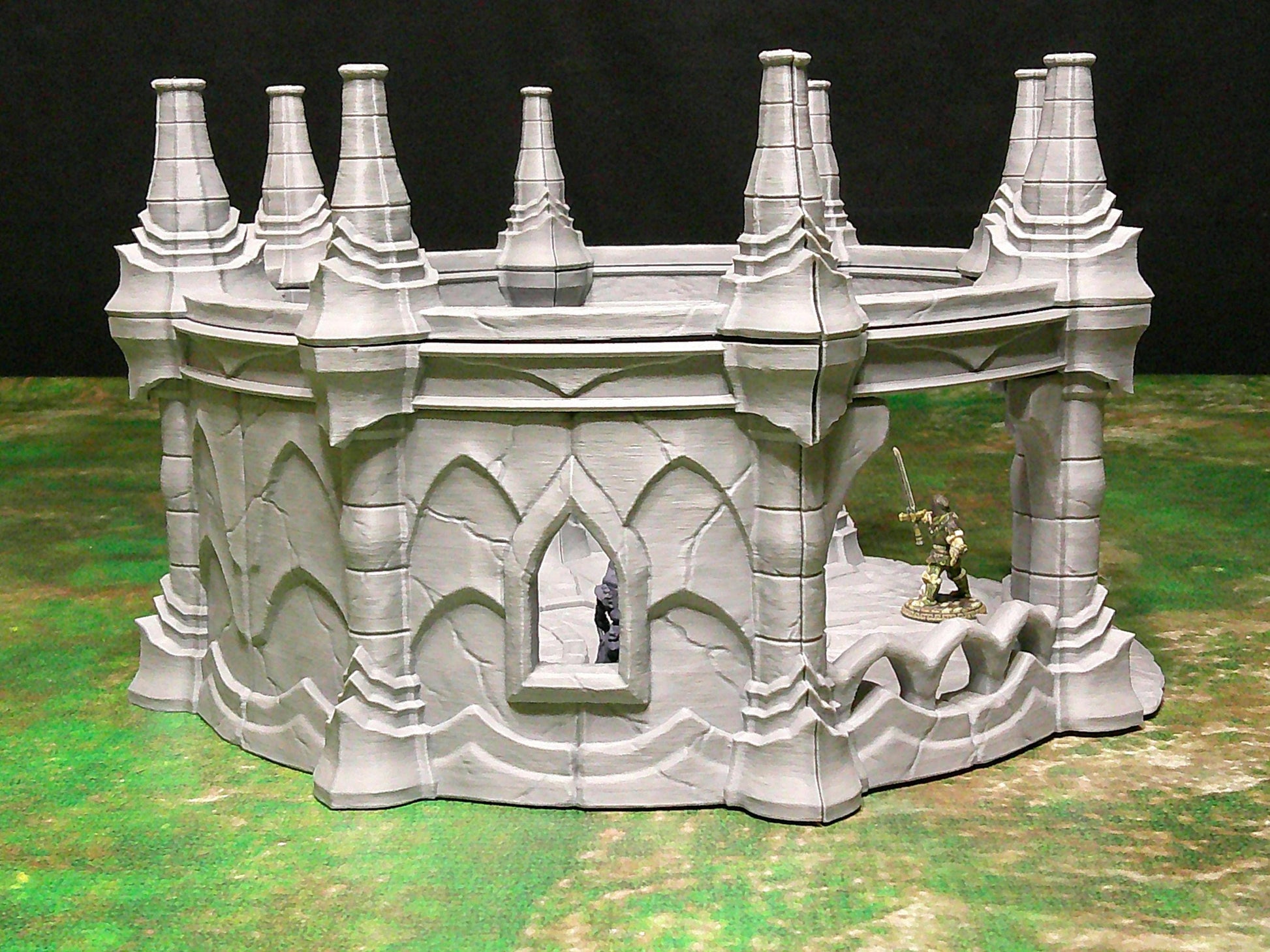 Temple of Baal | Tabletop Gaming & Diorama Scenery Terrain | 28mm to 32mm Scale | 3D Printed | Makers Anvil | Free Shipping