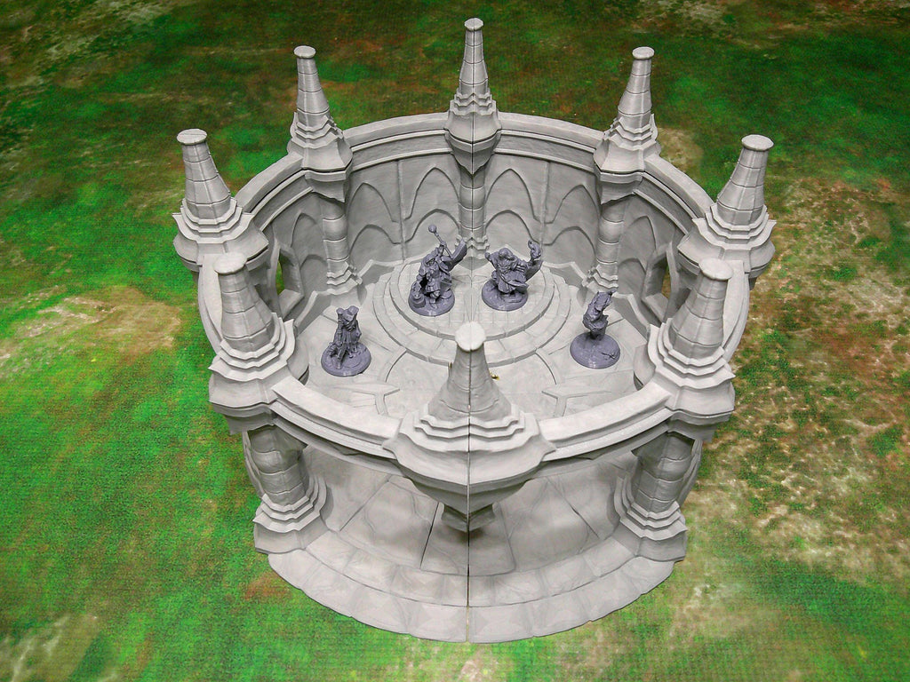 Temple of Baal | Tabletop Gaming & Diorama Scenery Terrain | 28mm to 32mm Scale | 3D Printed | Makers Anvil | Free Shipping